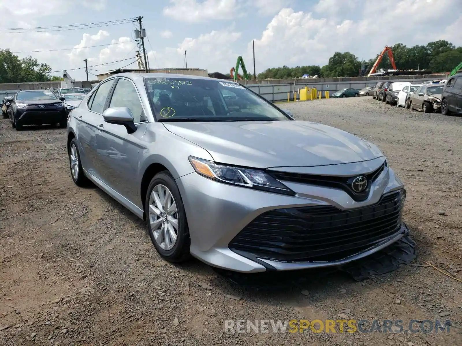 1 Photograph of a damaged car 4T1C11AK8LU941804 TOYOTA CAMRY 2020