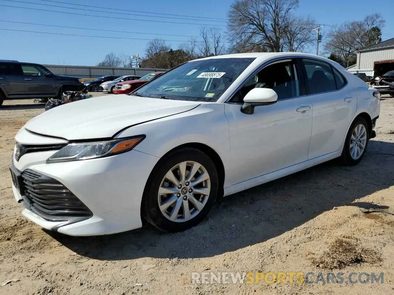 1 Photograph of a damaged car 4T1C11AK8LU942967 TOYOTA CAMRY 2020