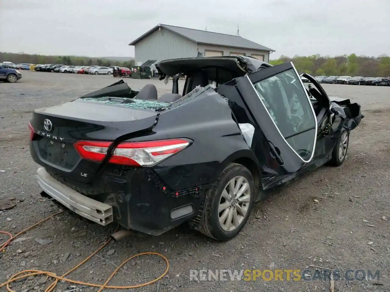 4 Photograph of a damaged car 4T1C11AK8LU951393 TOYOTA CAMRY 2020