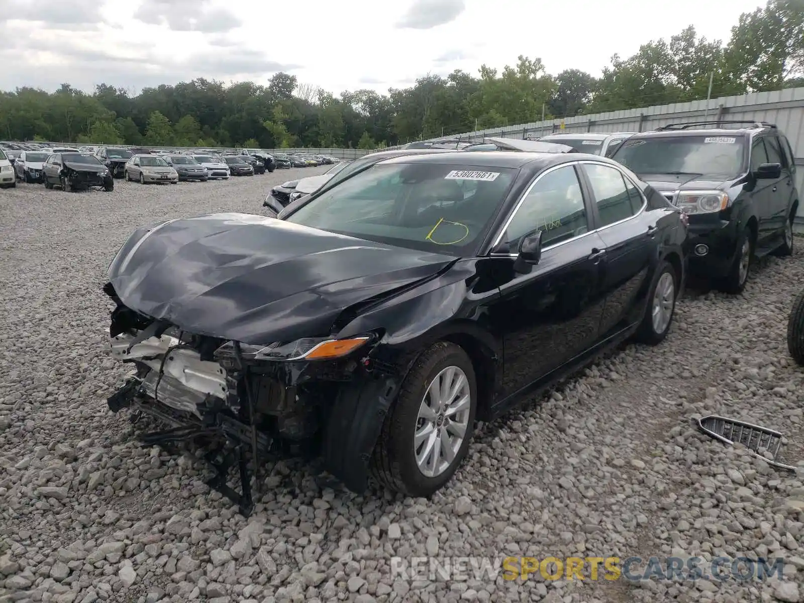 2 Photograph of a damaged car 4T1C11AK8LU975189 TOYOTA CAMRY 2020