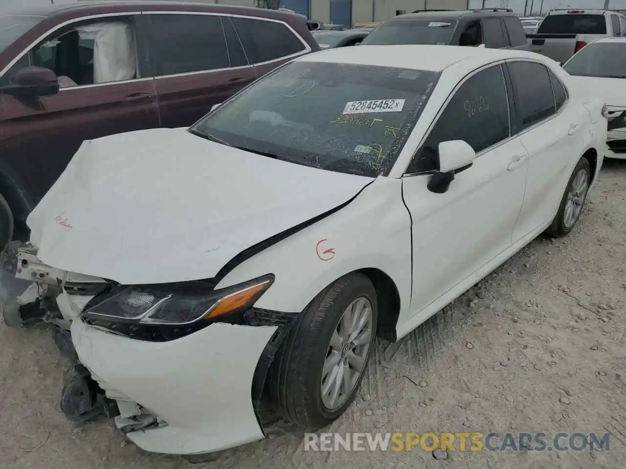 2 Photograph of a damaged car 4T1C11AK9LU332429 TOYOTA CAMRY 2020