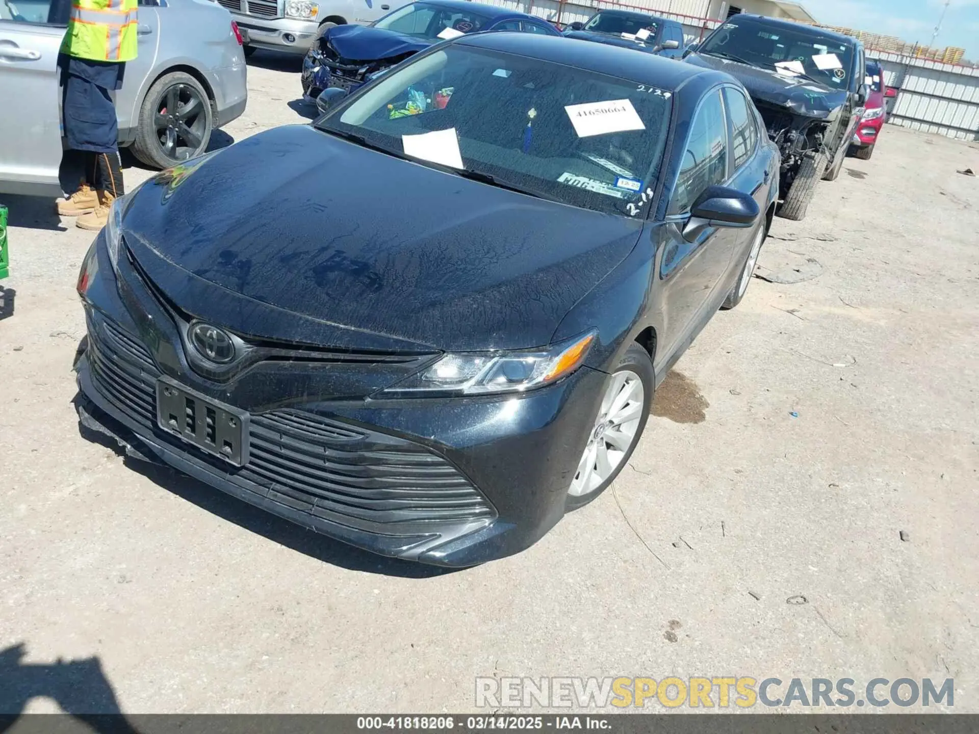 2 Photograph of a damaged car 4T1C11AK9LU352129 TOYOTA CAMRY 2020
