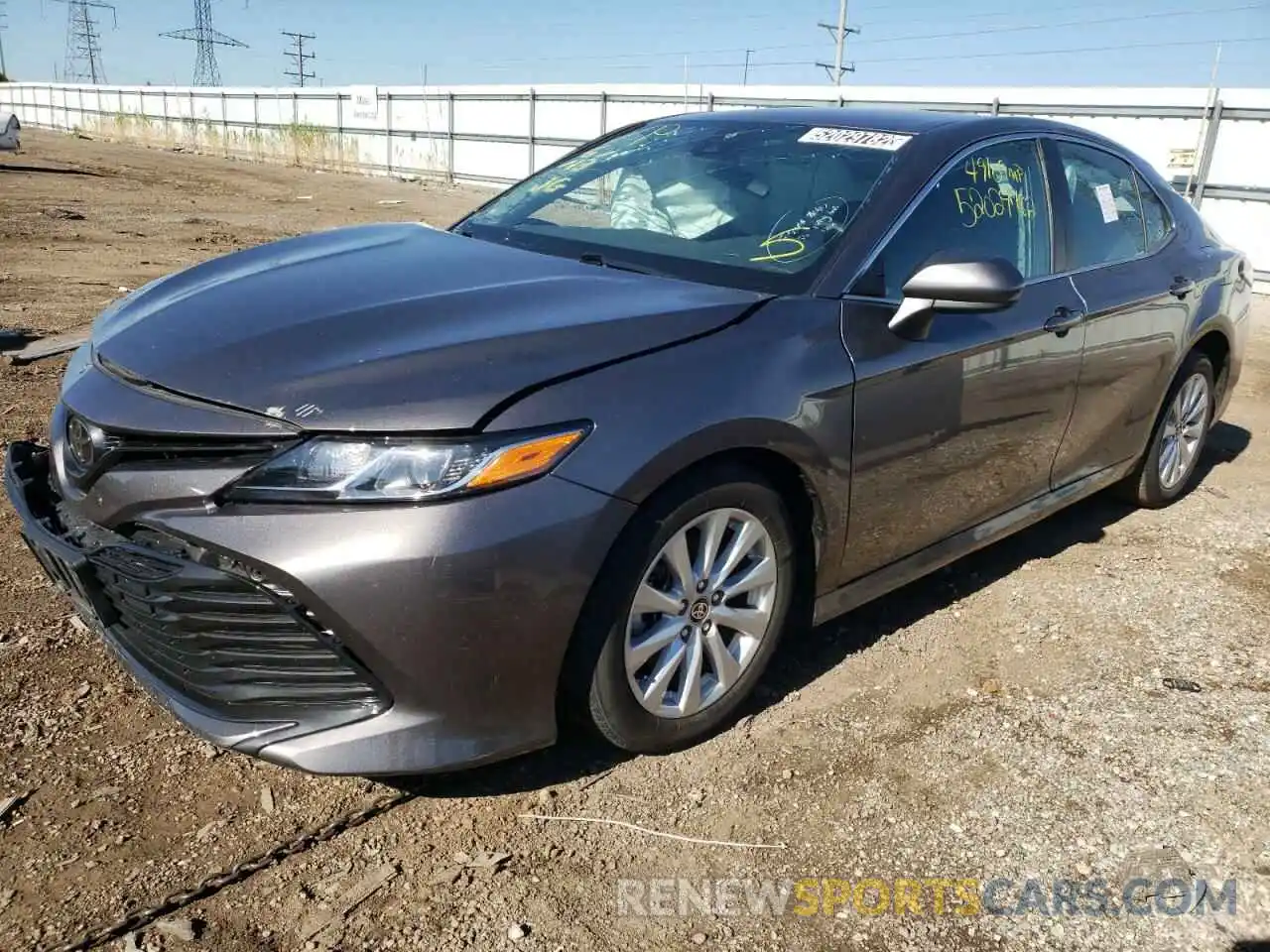 2 Photograph of a damaged car 4T1C11AK9LU362708 TOYOTA CAMRY 2020