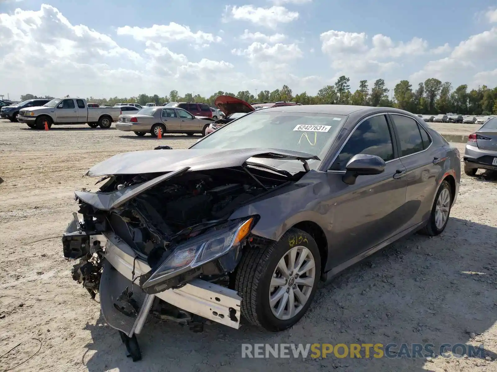 2 Photograph of a damaged car 4T1C11AK9LU370288 TOYOTA CAMRY 2020