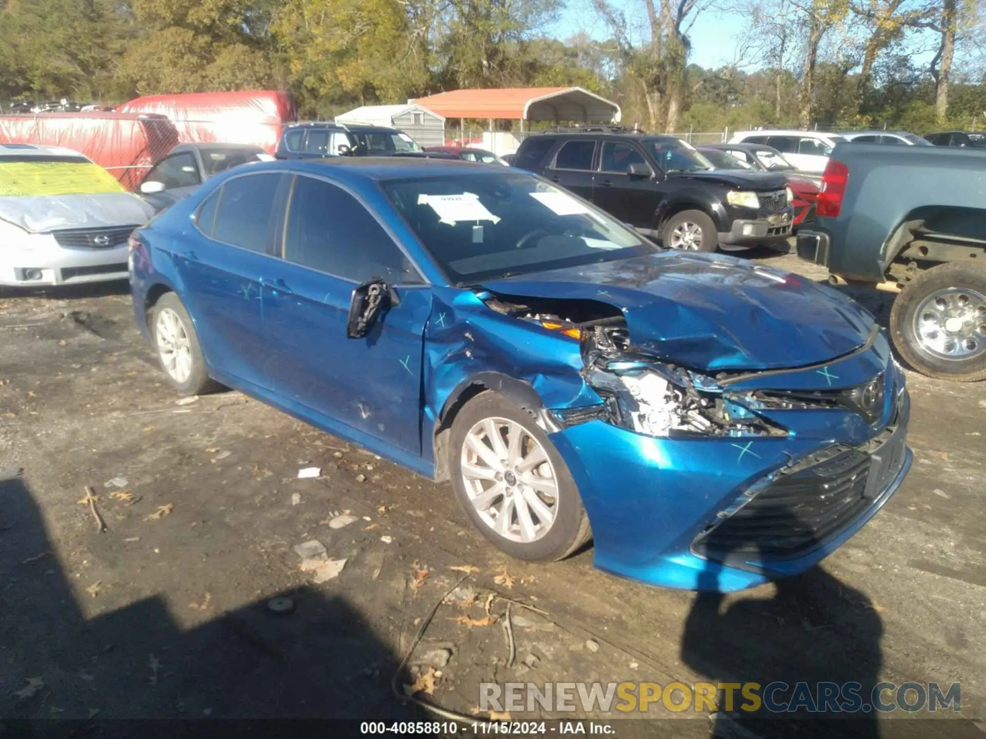 1 Photograph of a damaged car 4T1C11AK9LU386250 TOYOTA CAMRY 2020