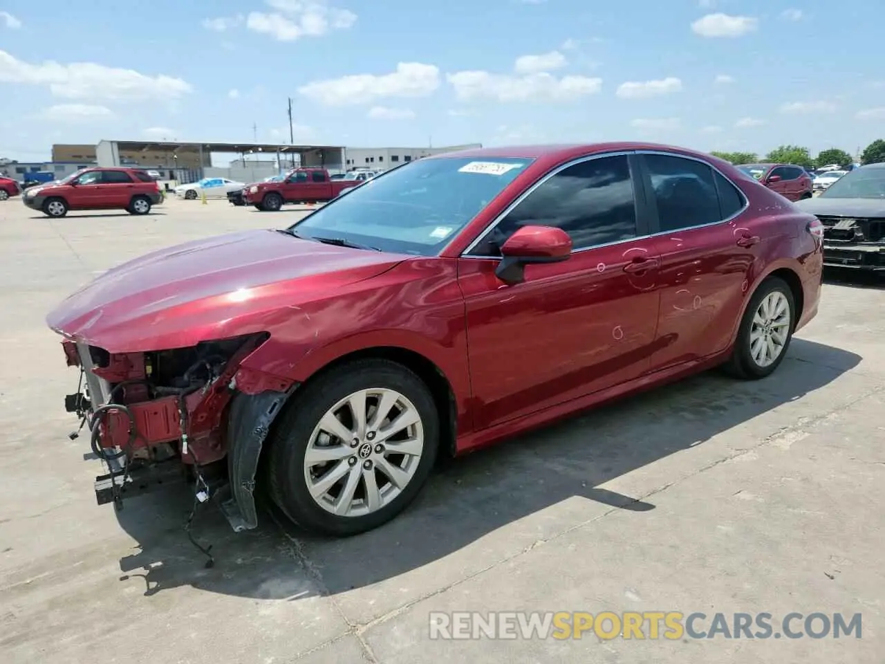 1 Photograph of a damaged car 4T1C11AK9LU389942 TOYOTA CAMRY 2020