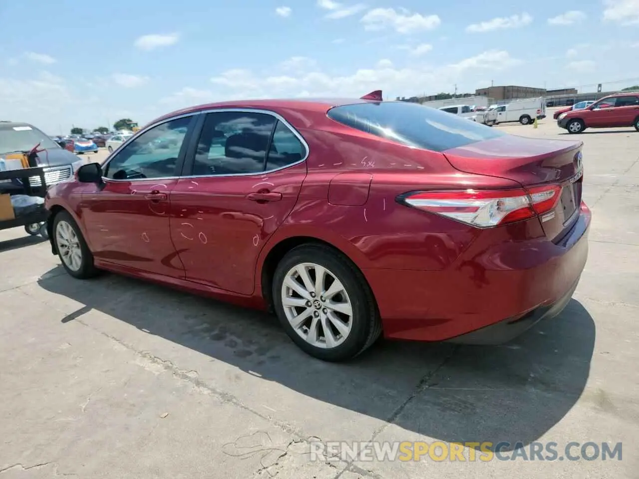 2 Photograph of a damaged car 4T1C11AK9LU389942 TOYOTA CAMRY 2020