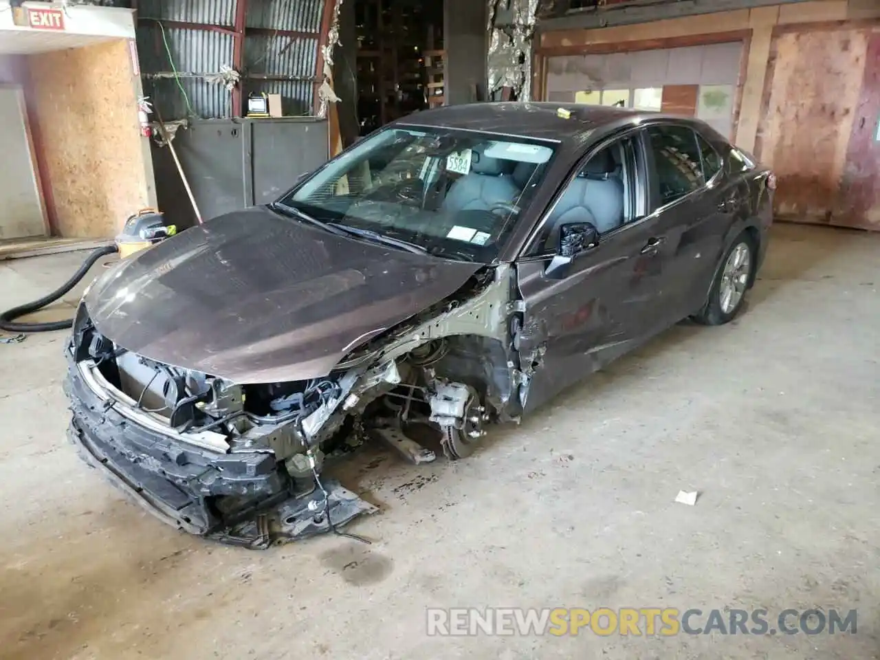 2 Photograph of a damaged car 4T1C11AK9LU393845 TOYOTA CAMRY 2020