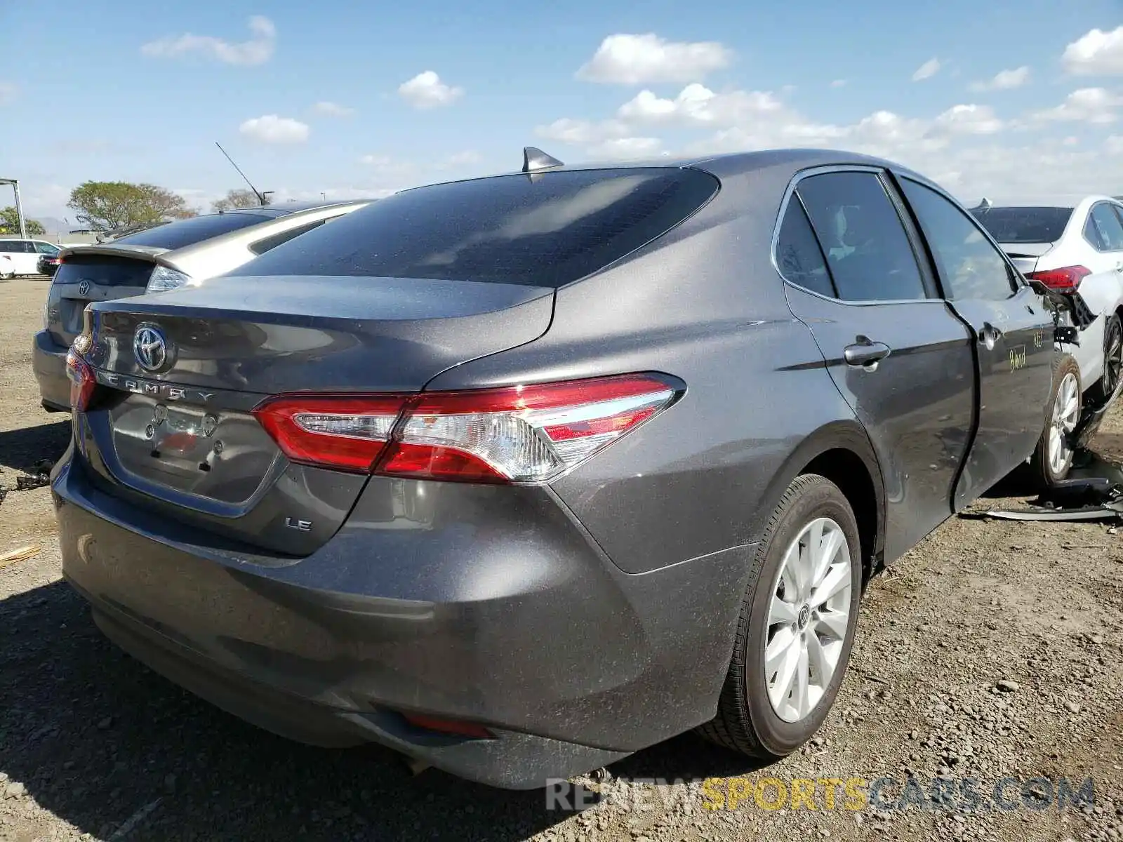 4 Photograph of a damaged car 4T1C11AK9LU398091 TOYOTA CAMRY 2020