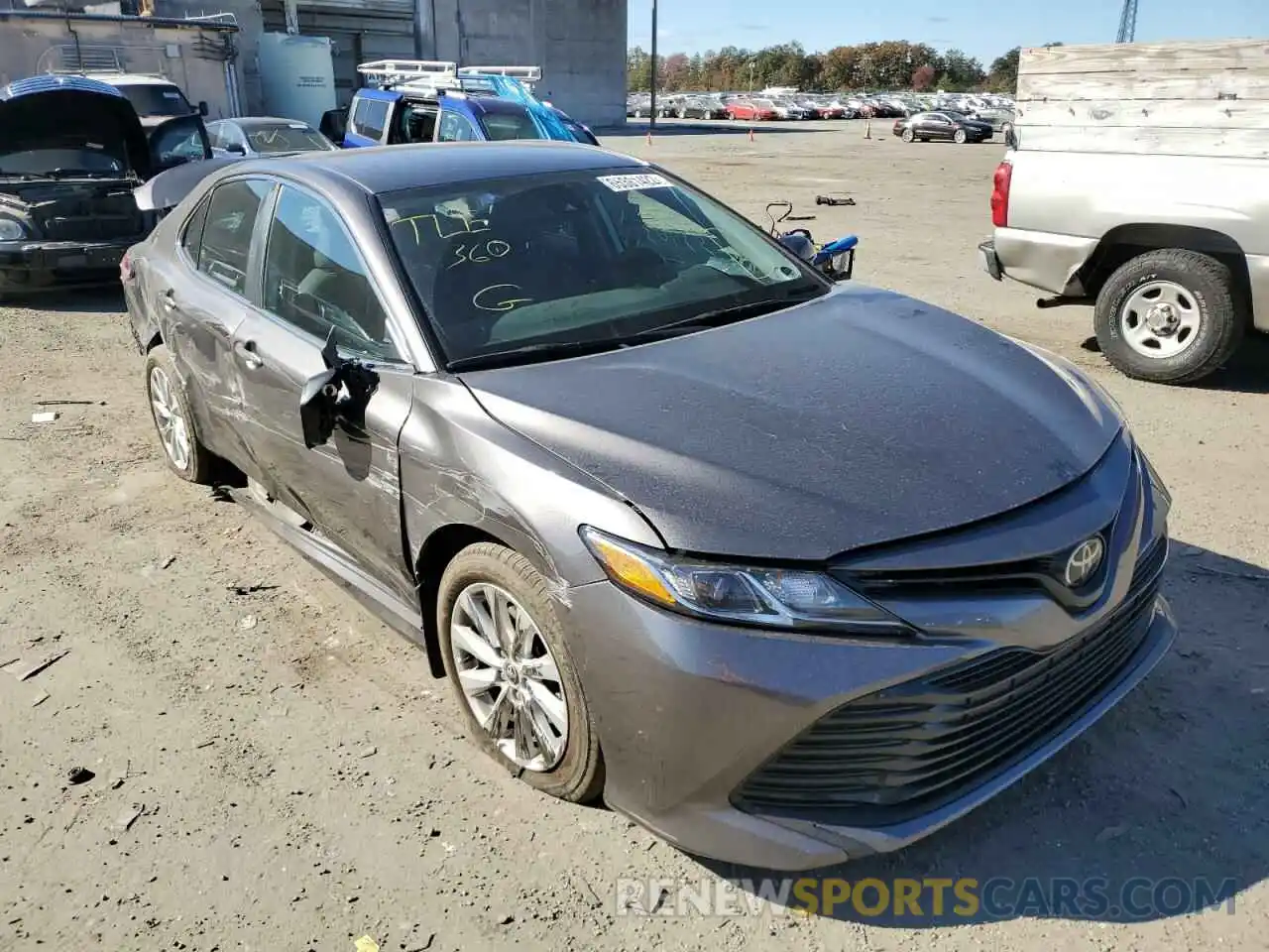 1 Photograph of a damaged car 4T1C11AK9LU506595 TOYOTA CAMRY 2020