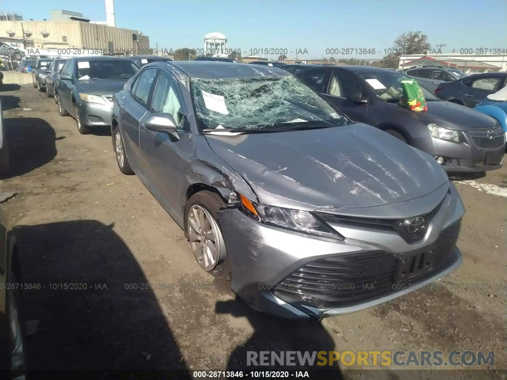 1 Photograph of a damaged car 4T1C11AK9LU878258 TOYOTA CAMRY 2020