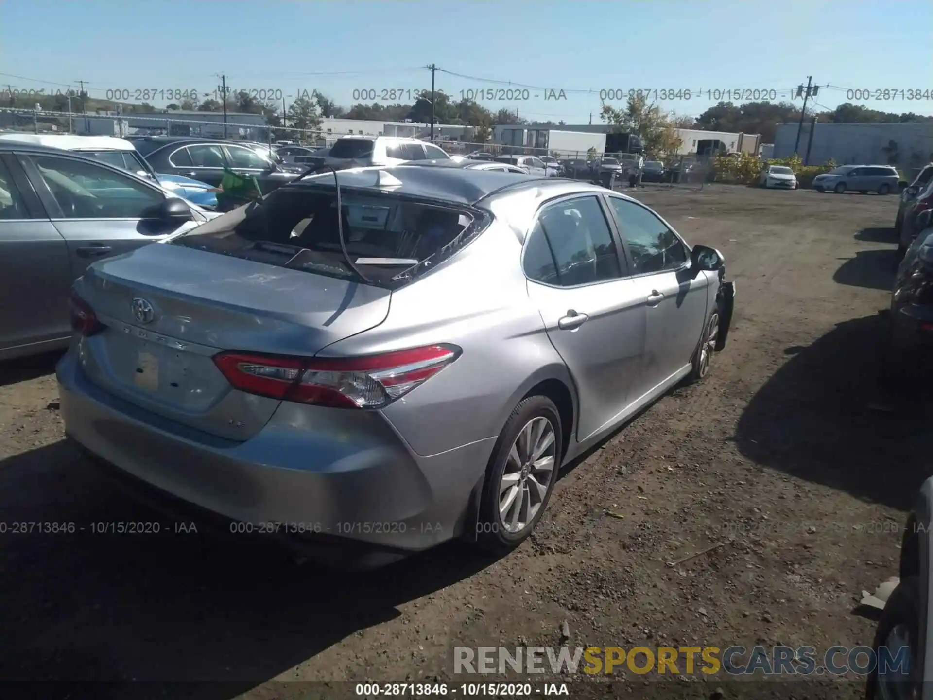 4 Photograph of a damaged car 4T1C11AK9LU878258 TOYOTA CAMRY 2020