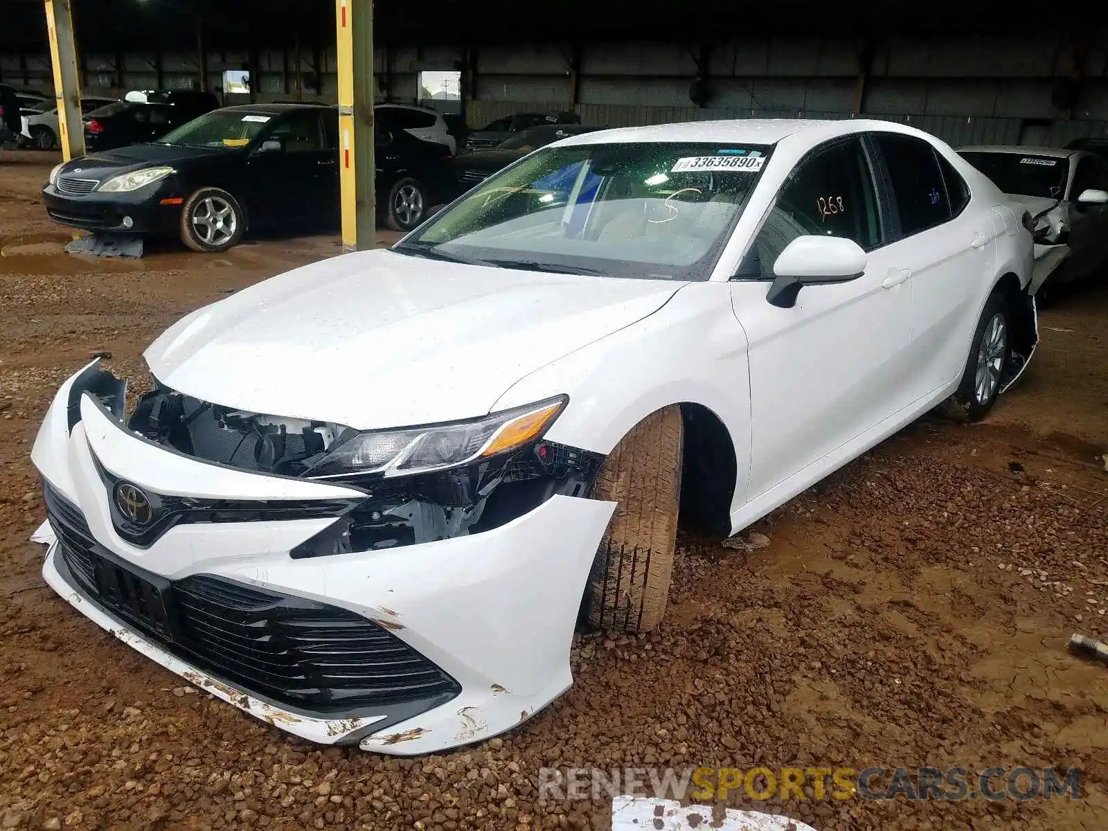 2 Photograph of a damaged car 4T1C11AK9LU884531 TOYOTA CAMRY 2020