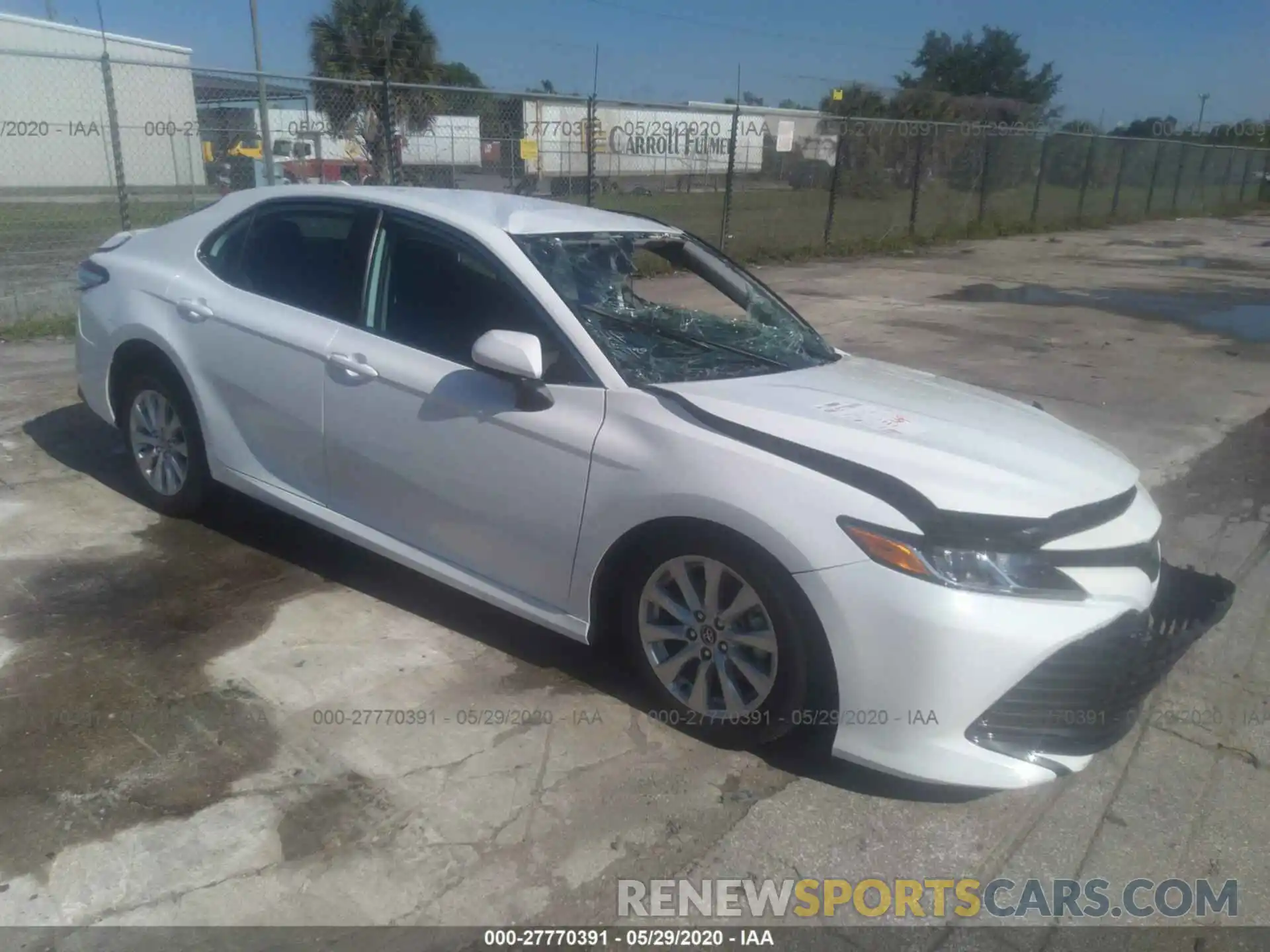 1 Photograph of a damaged car 4T1C11AK9LU888255 TOYOTA CAMRY 2020