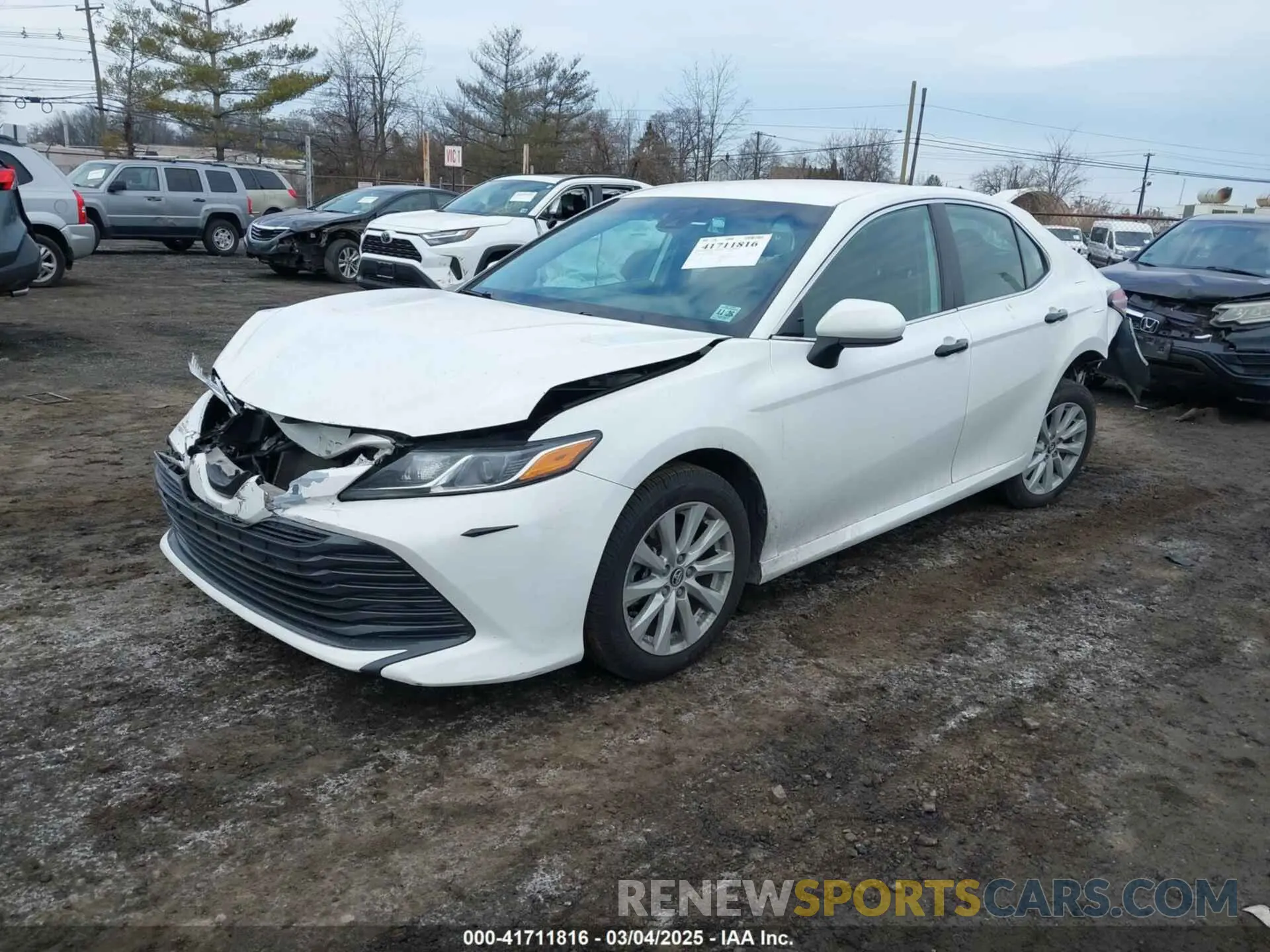 2 Photograph of a damaged car 4T1C11AK9LU912585 TOYOTA CAMRY 2020