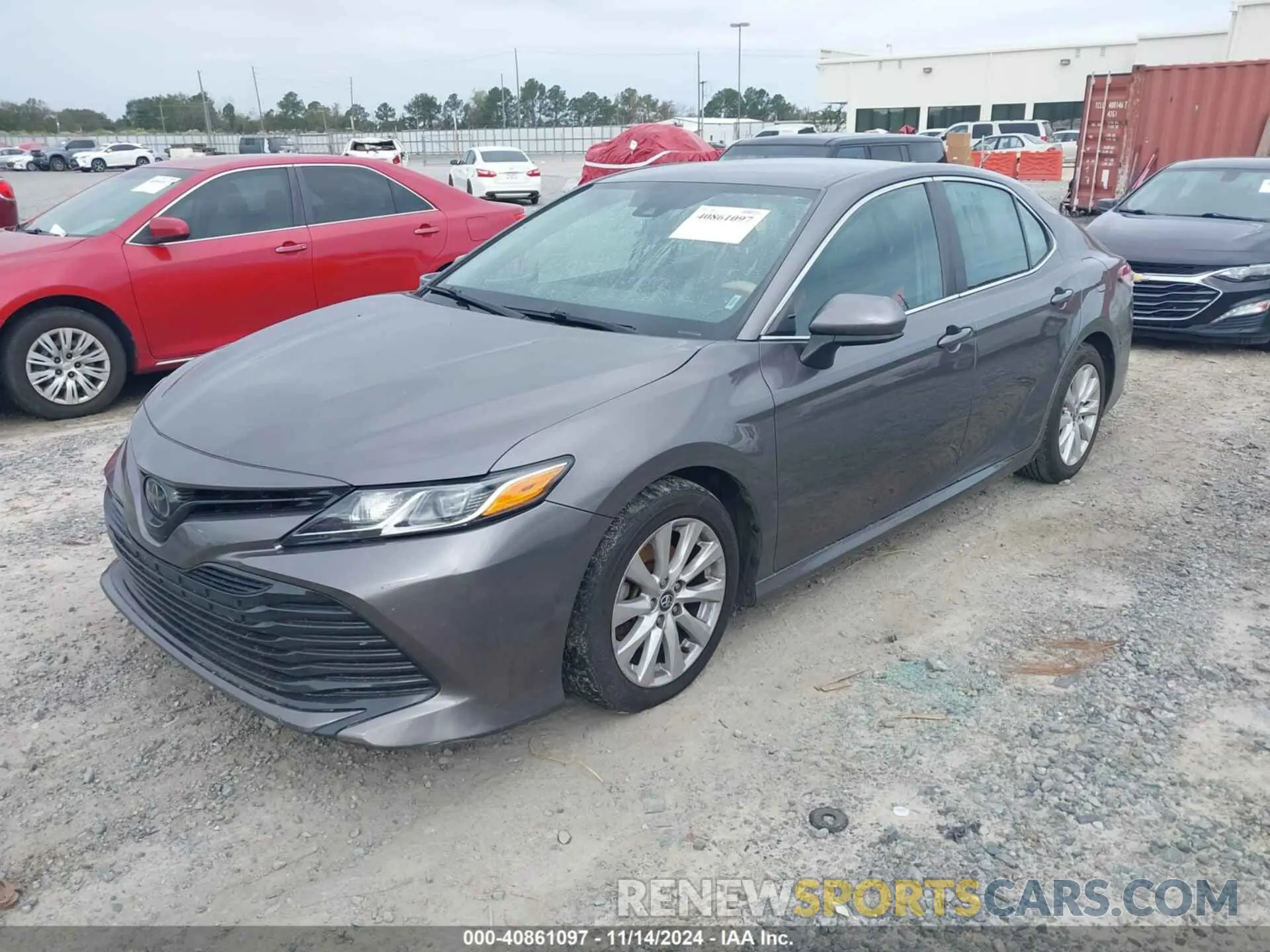 2 Photograph of a damaged car 4T1C11AK9LU929838 TOYOTA CAMRY 2020