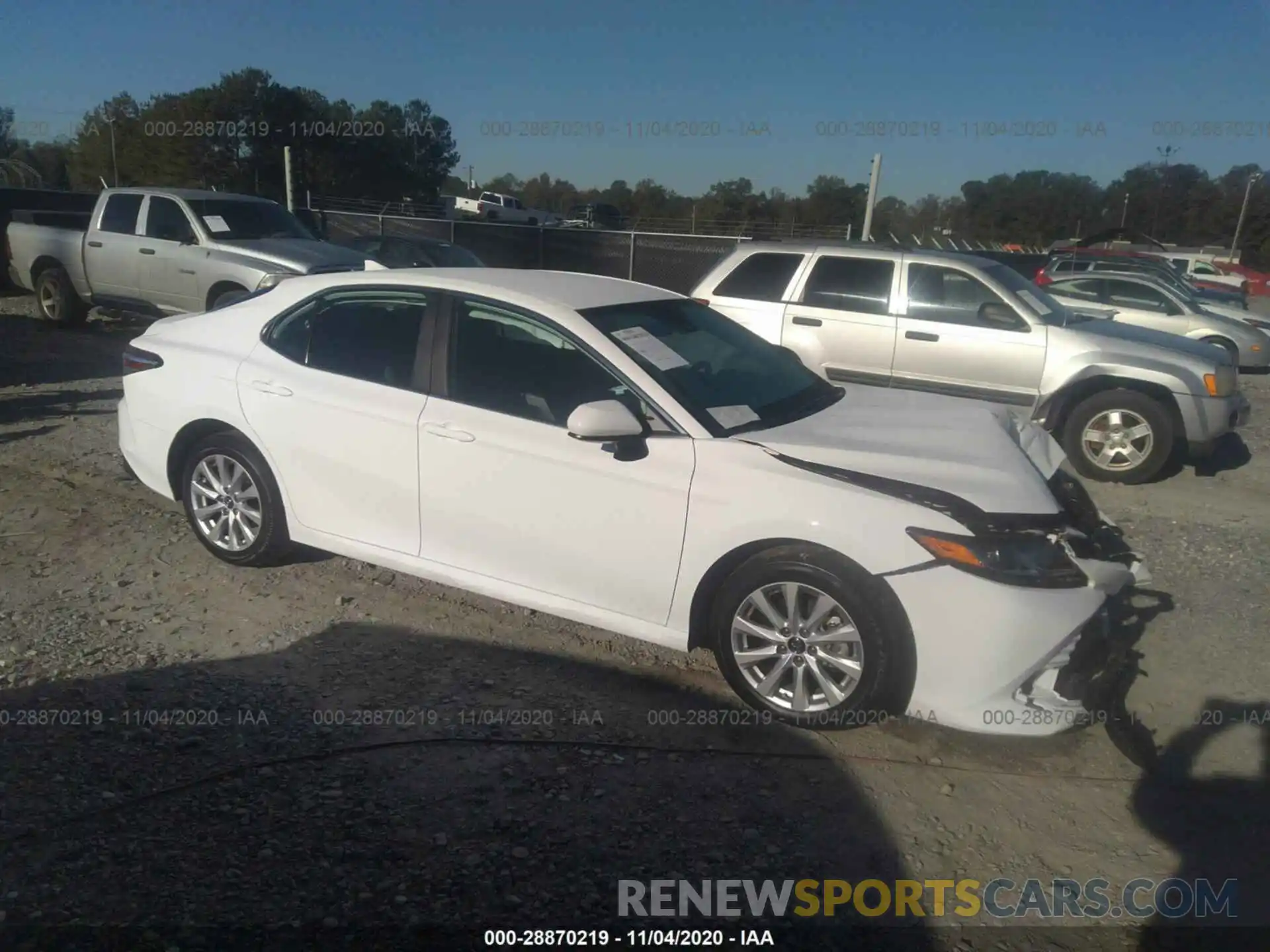 1 Photograph of a damaged car 4T1C11AK9LU933257 TOYOTA CAMRY 2020