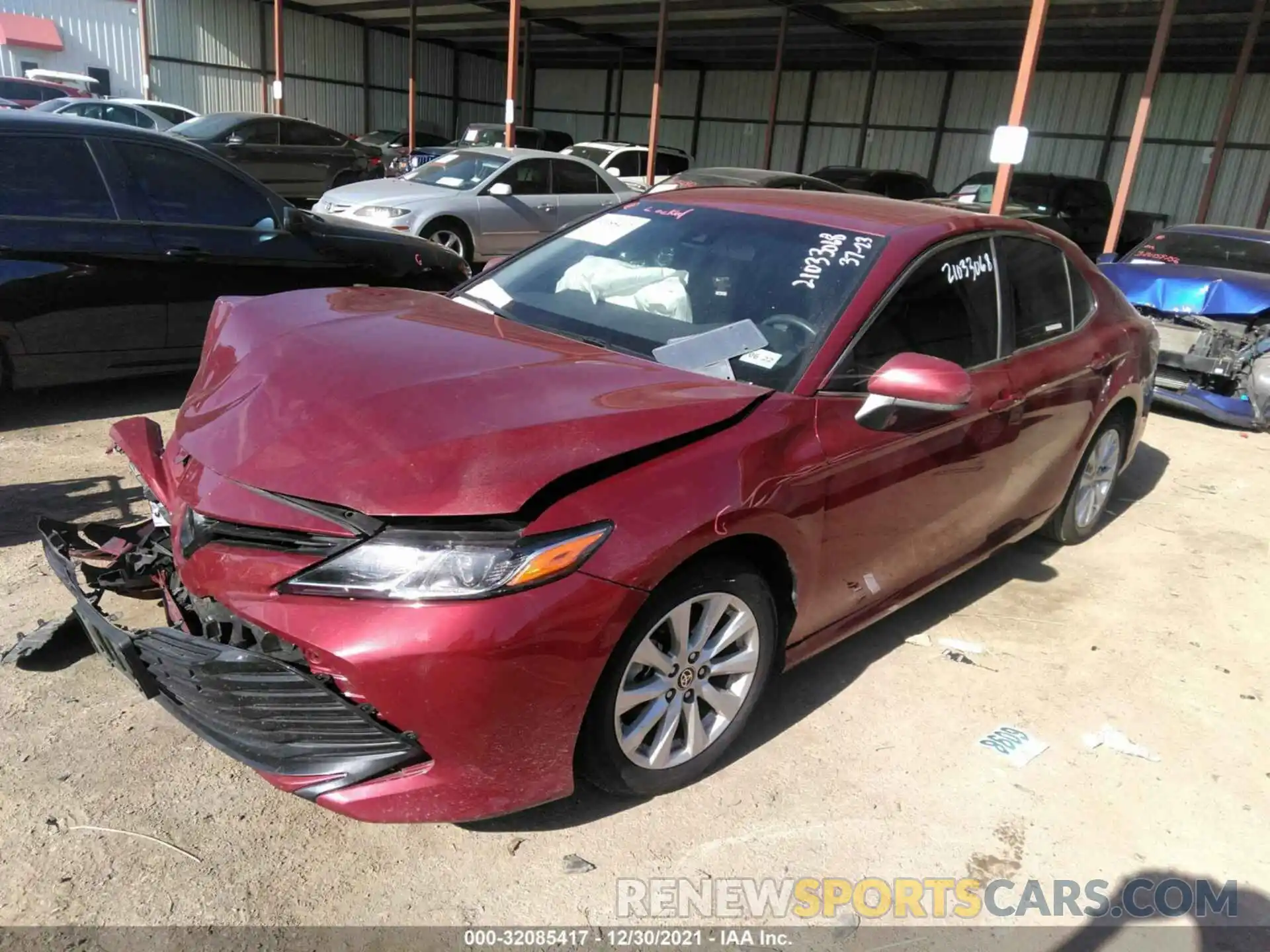 2 Photograph of a damaged car 4T1C11AK9LU950334 TOYOTA CAMRY 2020