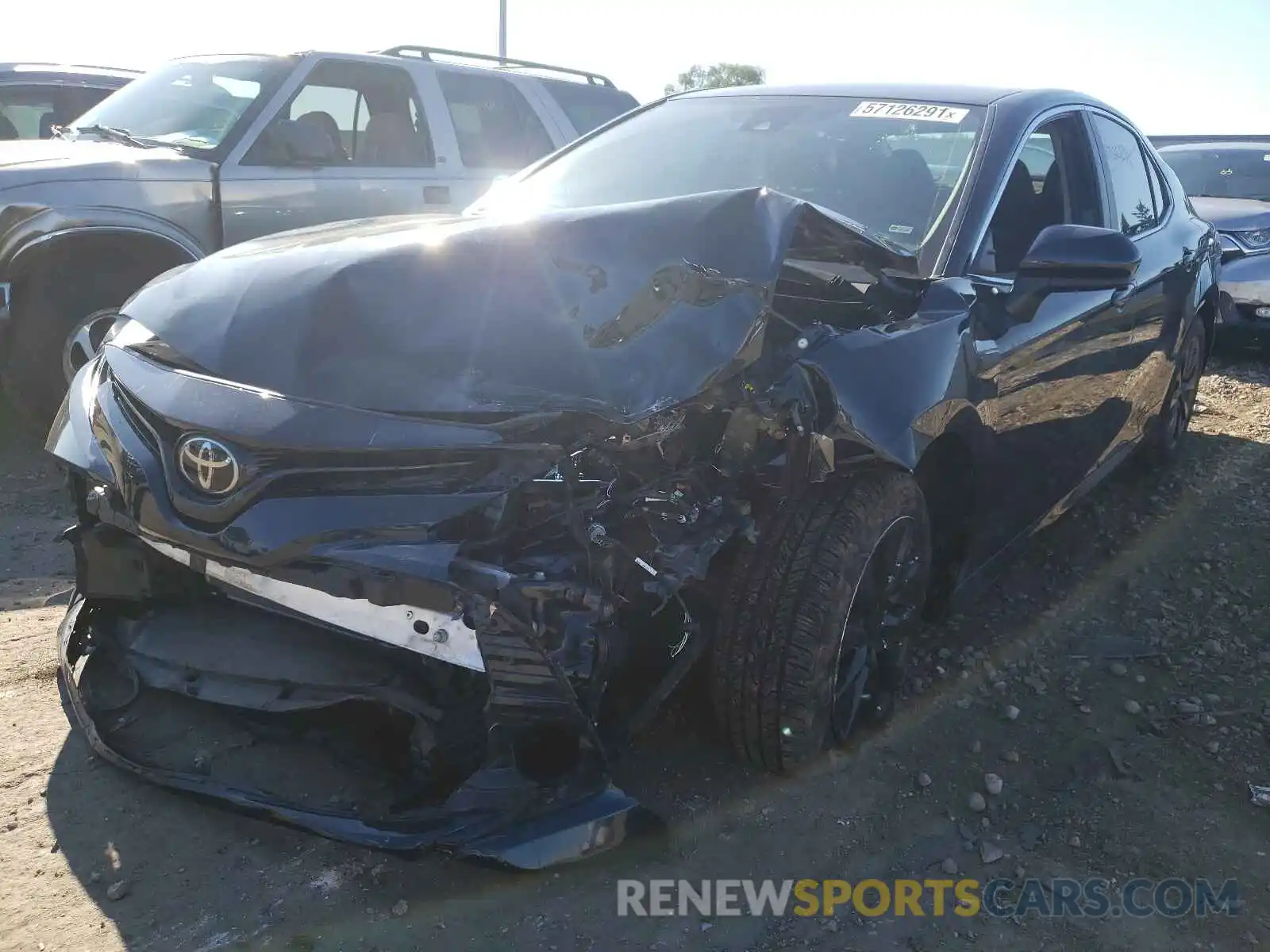 2 Photograph of a damaged car 4T1C11AK9LU969305 TOYOTA CAMRY 2020