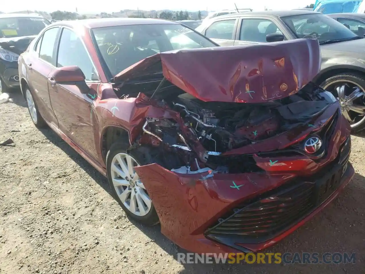 1 Photograph of a damaged car 4T1C11AK9LU972236 TOYOTA CAMRY 2020