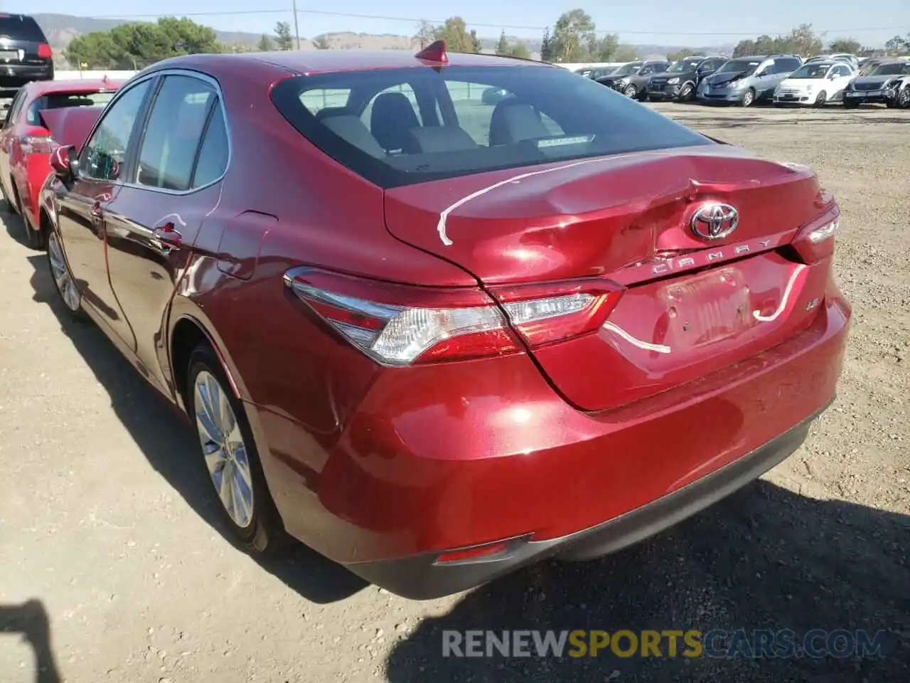 3 Photograph of a damaged car 4T1C11AK9LU972236 TOYOTA CAMRY 2020