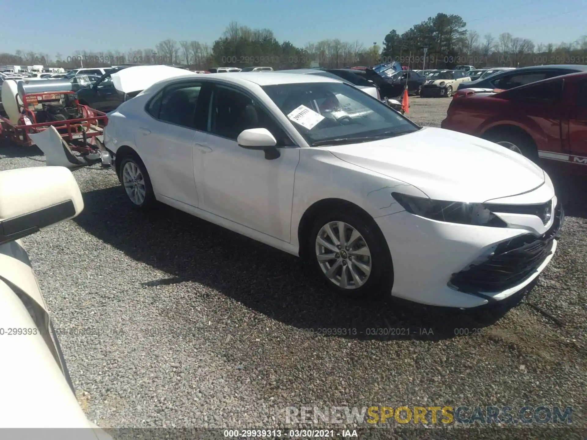 1 Photograph of a damaged car 4T1C11AK9LU986881 TOYOTA CAMRY 2020