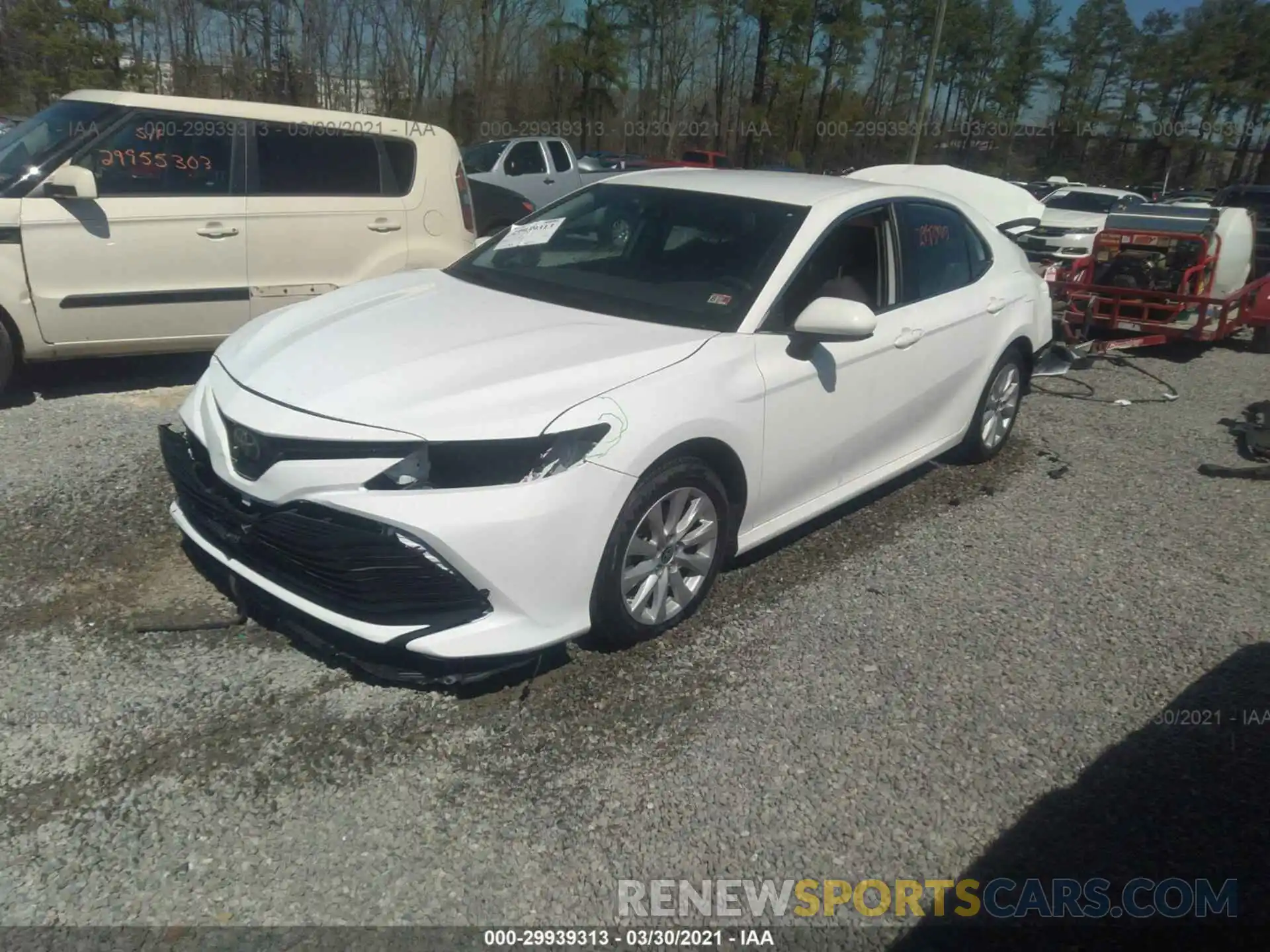 2 Photograph of a damaged car 4T1C11AK9LU986881 TOYOTA CAMRY 2020