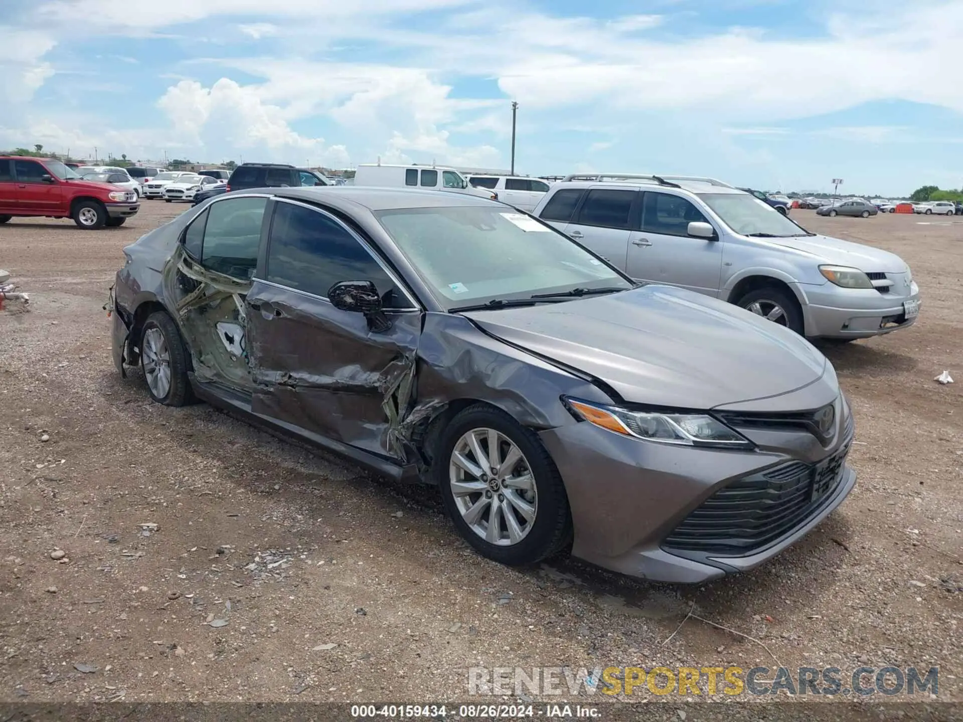 1 Photograph of a damaged car 4T1C11AK9LU988548 TOYOTA CAMRY 2020