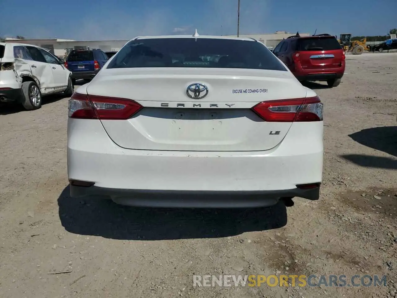 6 Photograph of a damaged car 4T1C11AKXLU305675 TOYOTA CAMRY 2020