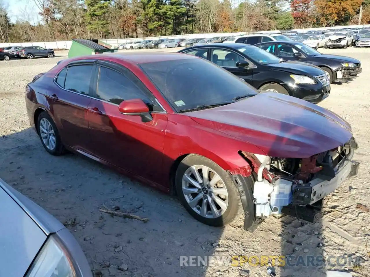 4 Photograph of a damaged car 4T1C11AKXLU311105 TOYOTA CAMRY 2020