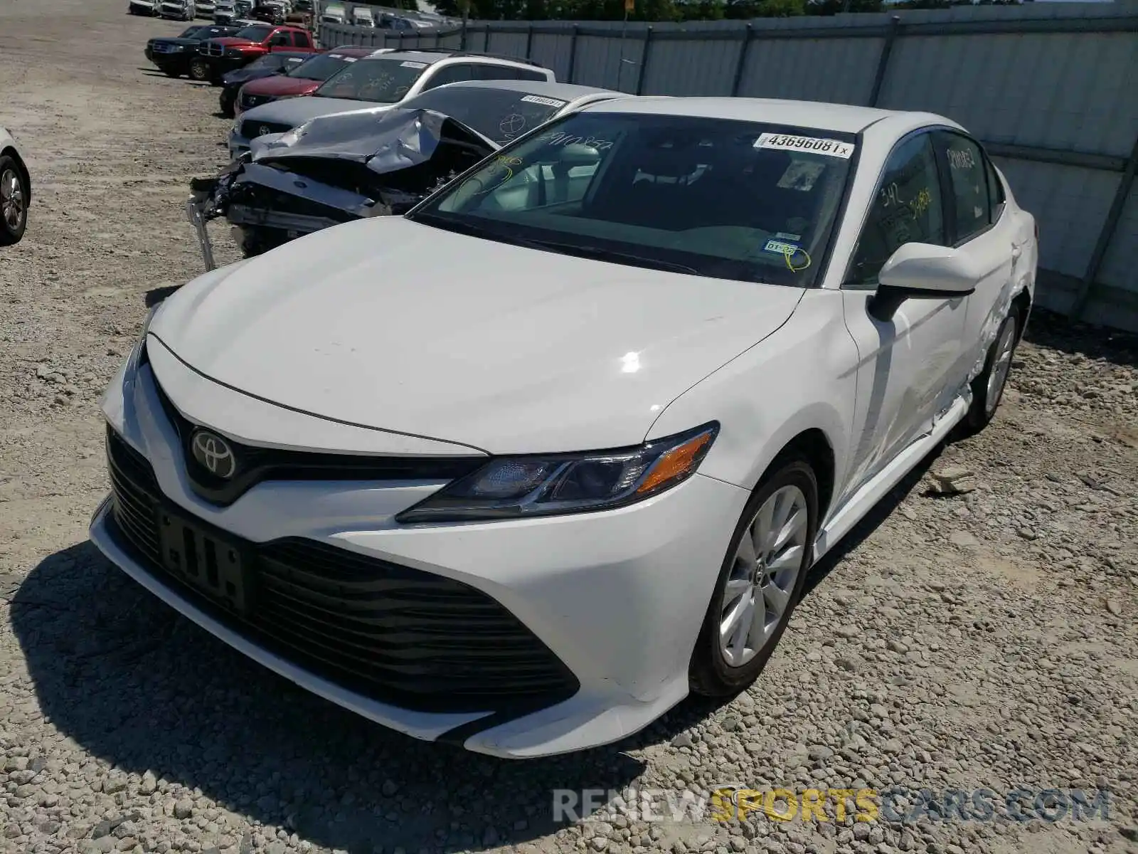 2 Photograph of a damaged car 4T1C11AKXLU342564 TOYOTA CAMRY 2020