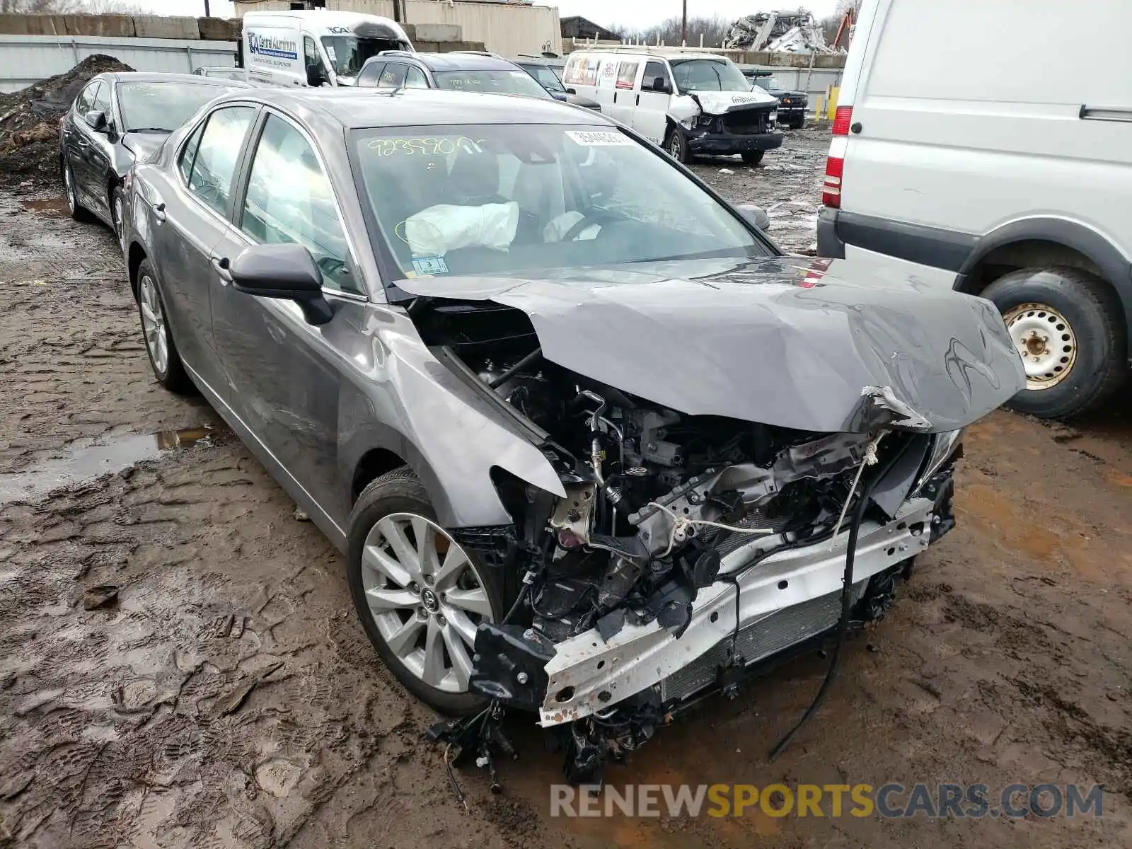 1 Photograph of a damaged car 4T1C11AKXLU356058 TOYOTA CAMRY 2020