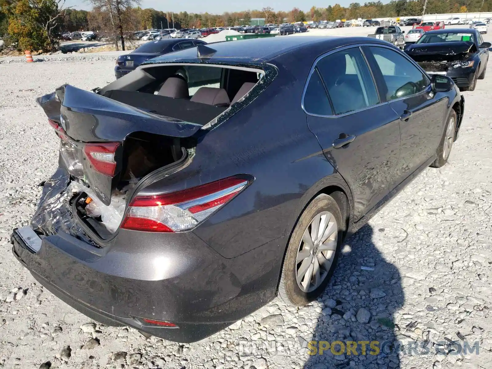 4 Photograph of a damaged car 4T1C11AKXLU370493 TOYOTA CAMRY 2020