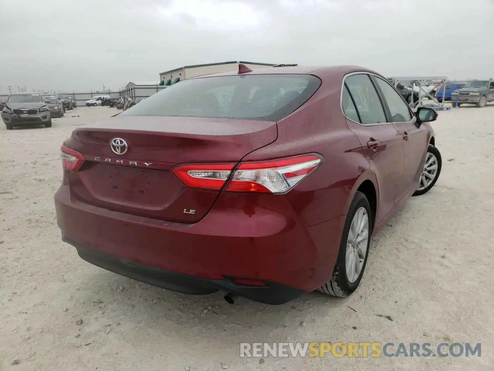 4 Photograph of a damaged car 4T1C11AKXLU371529 TOYOTA CAMRY 2020