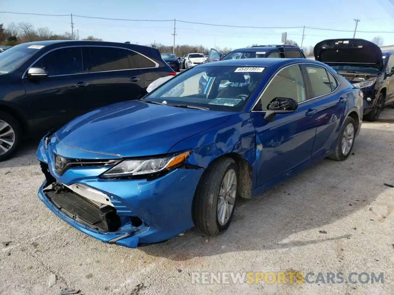 2 Photograph of a damaged car 4T1C11AKXLU372096 TOYOTA CAMRY 2020