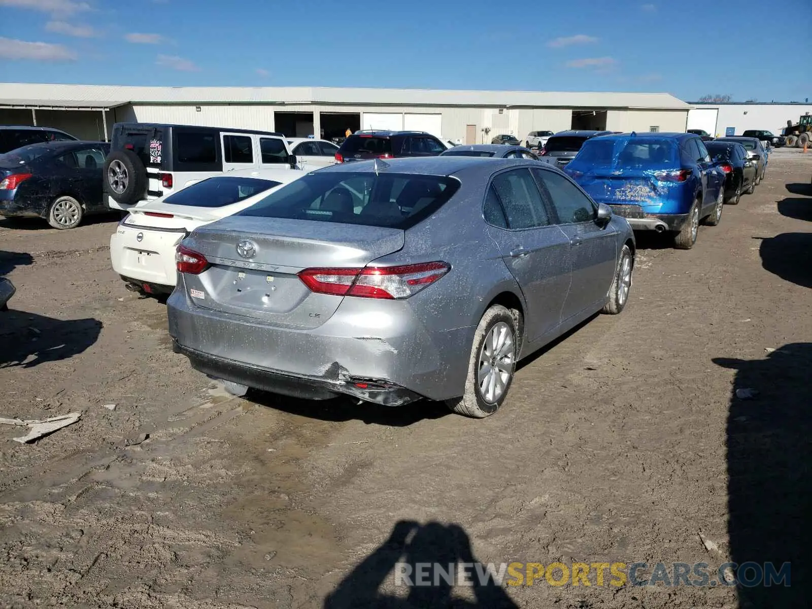 4 Photograph of a damaged car 4T1C11AKXLU379811 TOYOTA CAMRY 2020