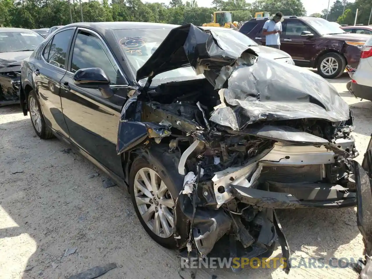 1 Photograph of a damaged car 4T1C11AKXLU503205 TOYOTA CAMRY 2020