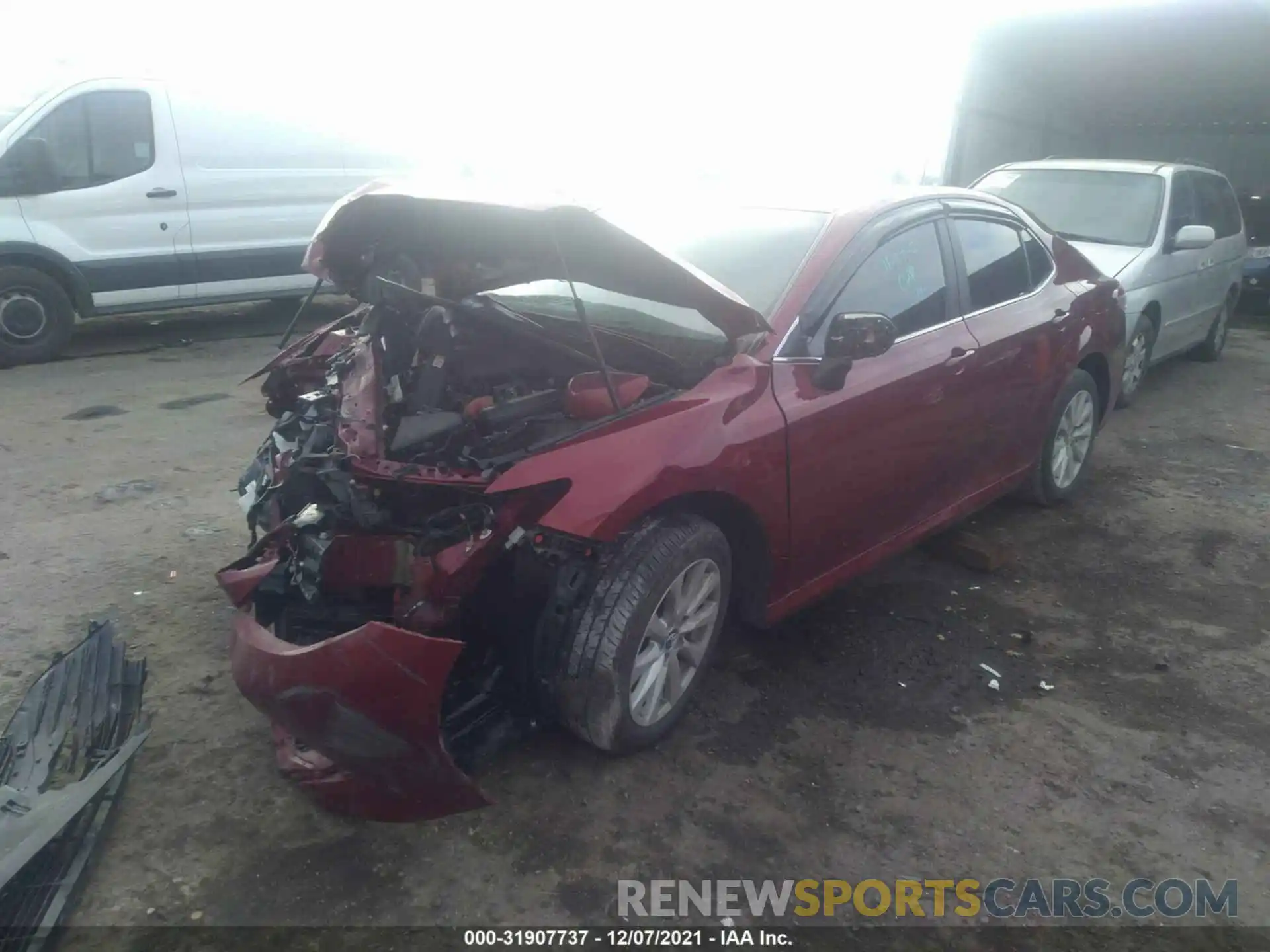 2 Photograph of a damaged car 4T1C11AKXLU862148 TOYOTA CAMRY 2020