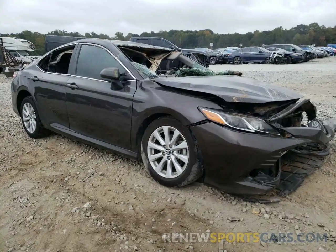 1 Photograph of a damaged car 4T1C11AKXLU867060 TOYOTA CAMRY 2020