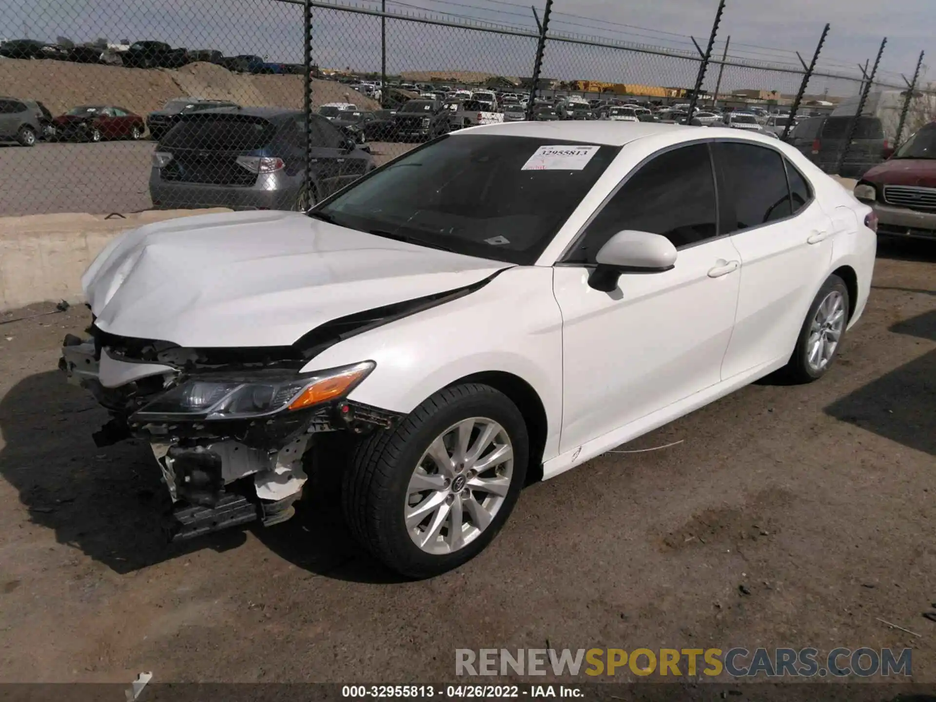 2 Photograph of a damaged car 4T1C11AKXLU873523 TOYOTA CAMRY 2020