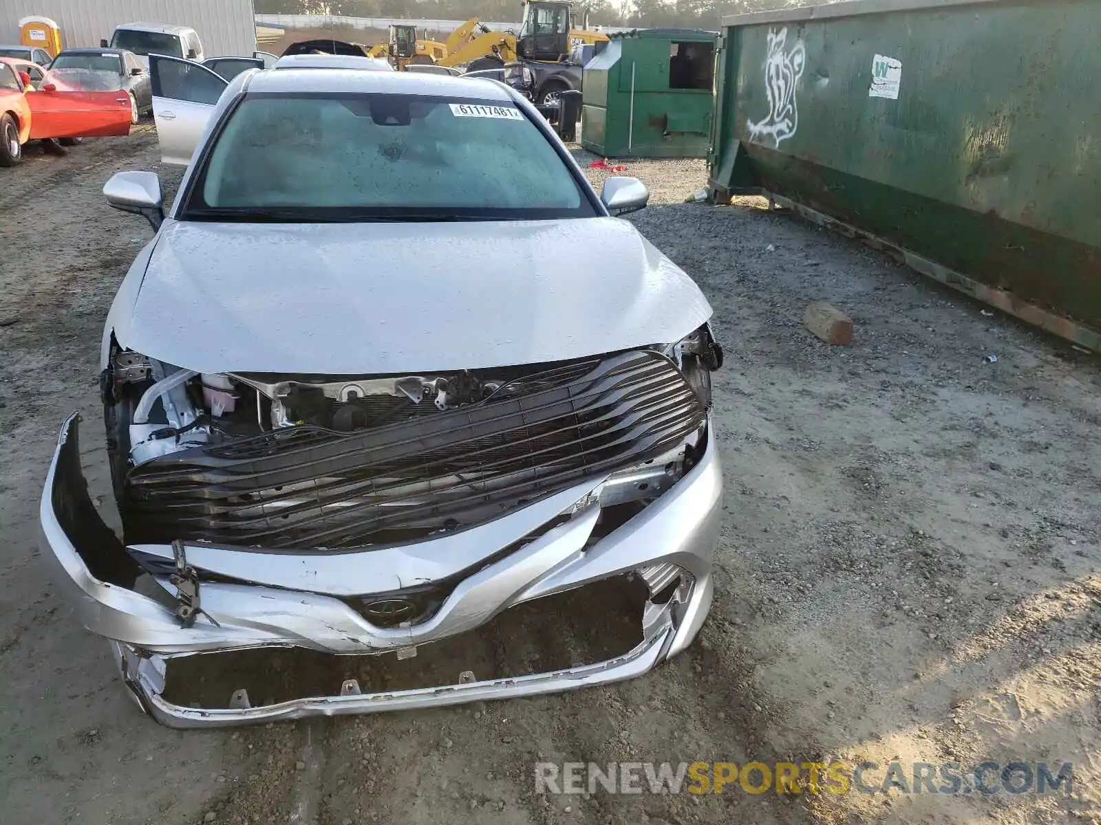 9 Photograph of a damaged car 4T1C11AKXLU874803 TOYOTA CAMRY 2020