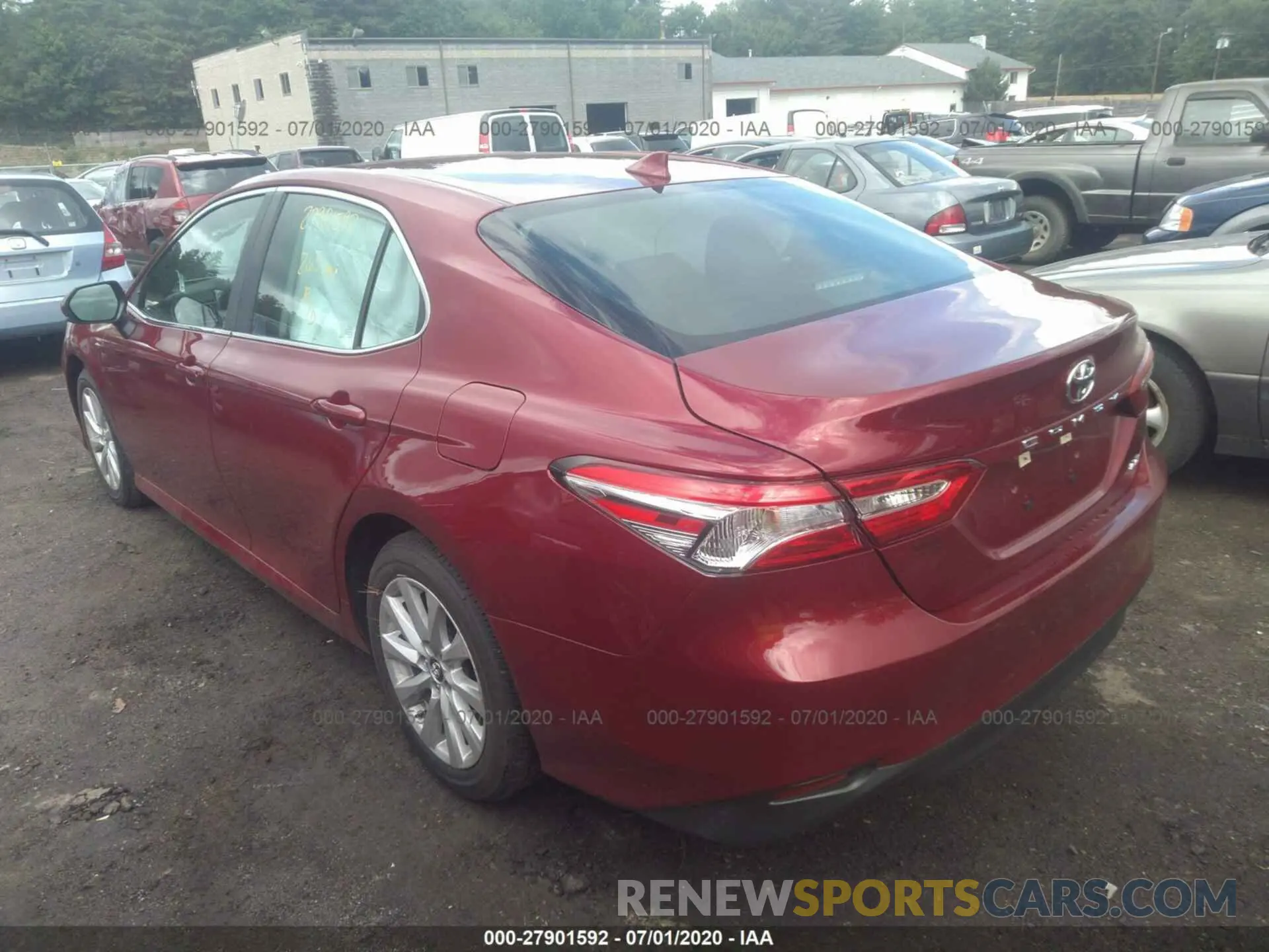 3 Photograph of a damaged car 4T1C11AKXLU901952 TOYOTA CAMRY 2020