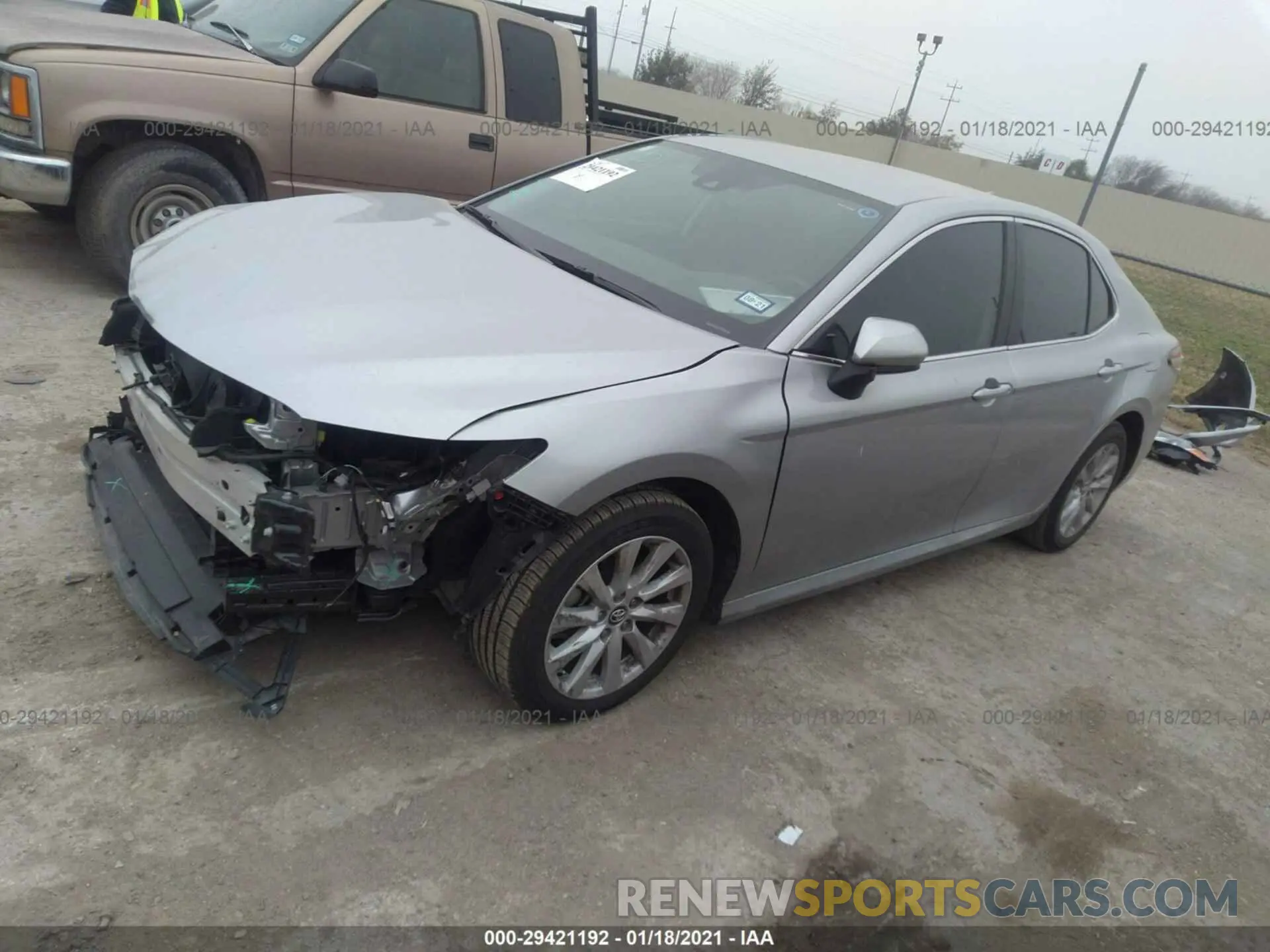 2 Photograph of a damaged car 4T1C11AKXLU902664 TOYOTA CAMRY 2020