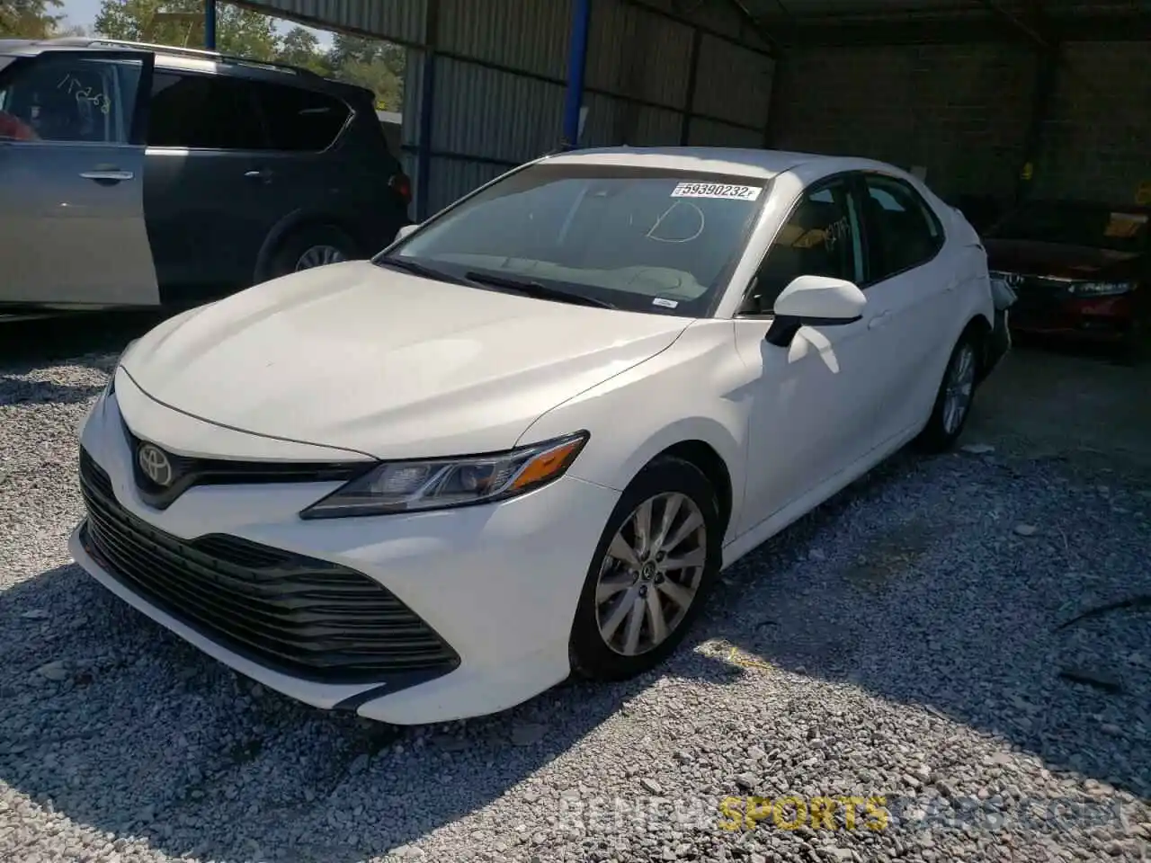 2 Photograph of a damaged car 4T1C11AKXLU903605 TOYOTA CAMRY 2020