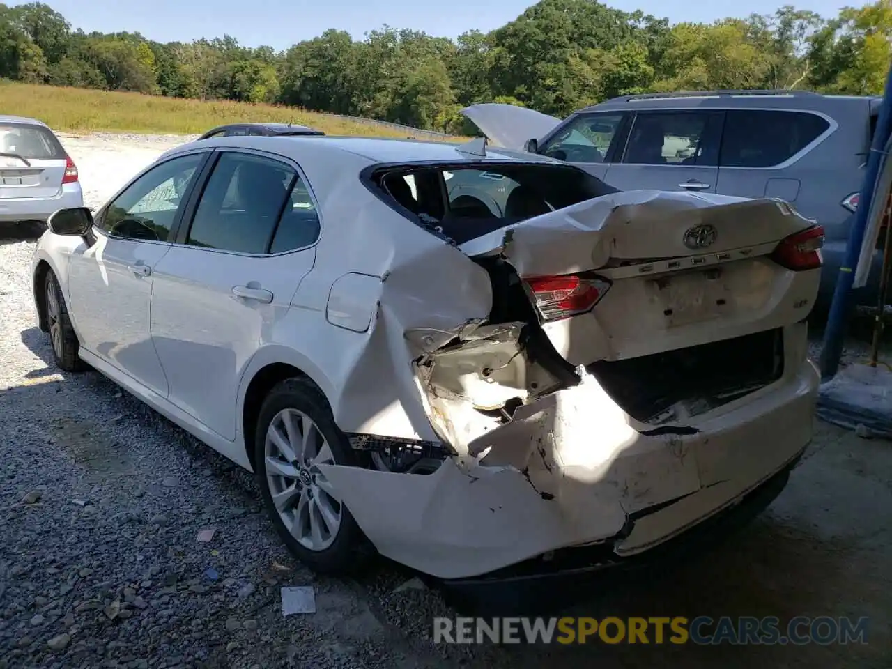 3 Photograph of a damaged car 4T1C11AKXLU903605 TOYOTA CAMRY 2020