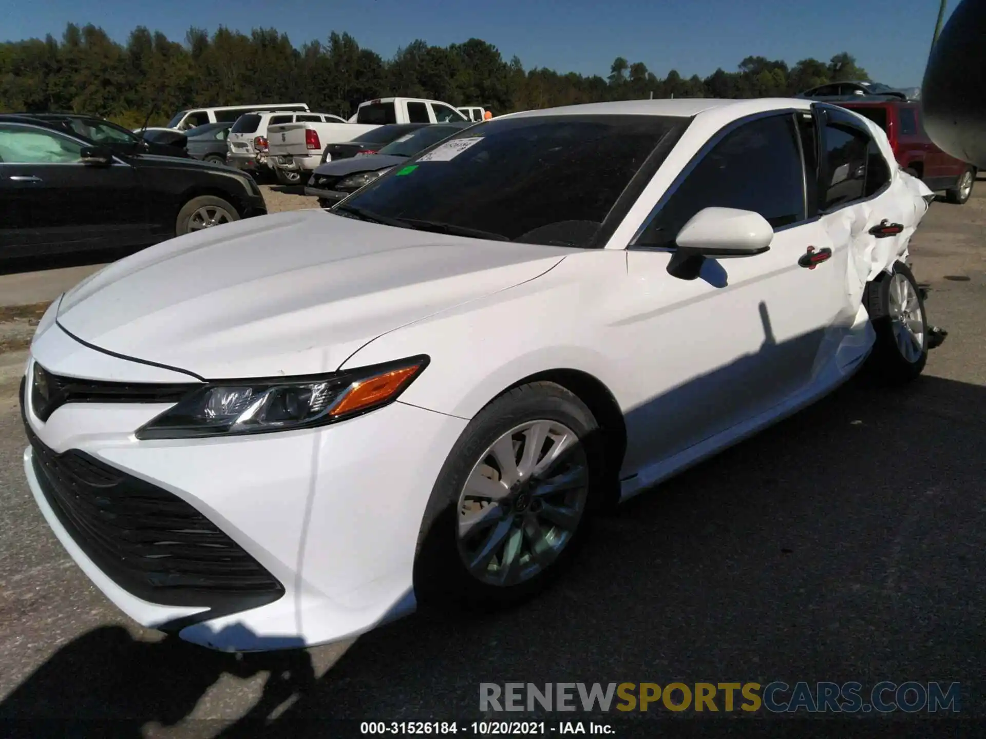 2 Photograph of a damaged car 4T1C11AKXLU904558 TOYOTA CAMRY 2020