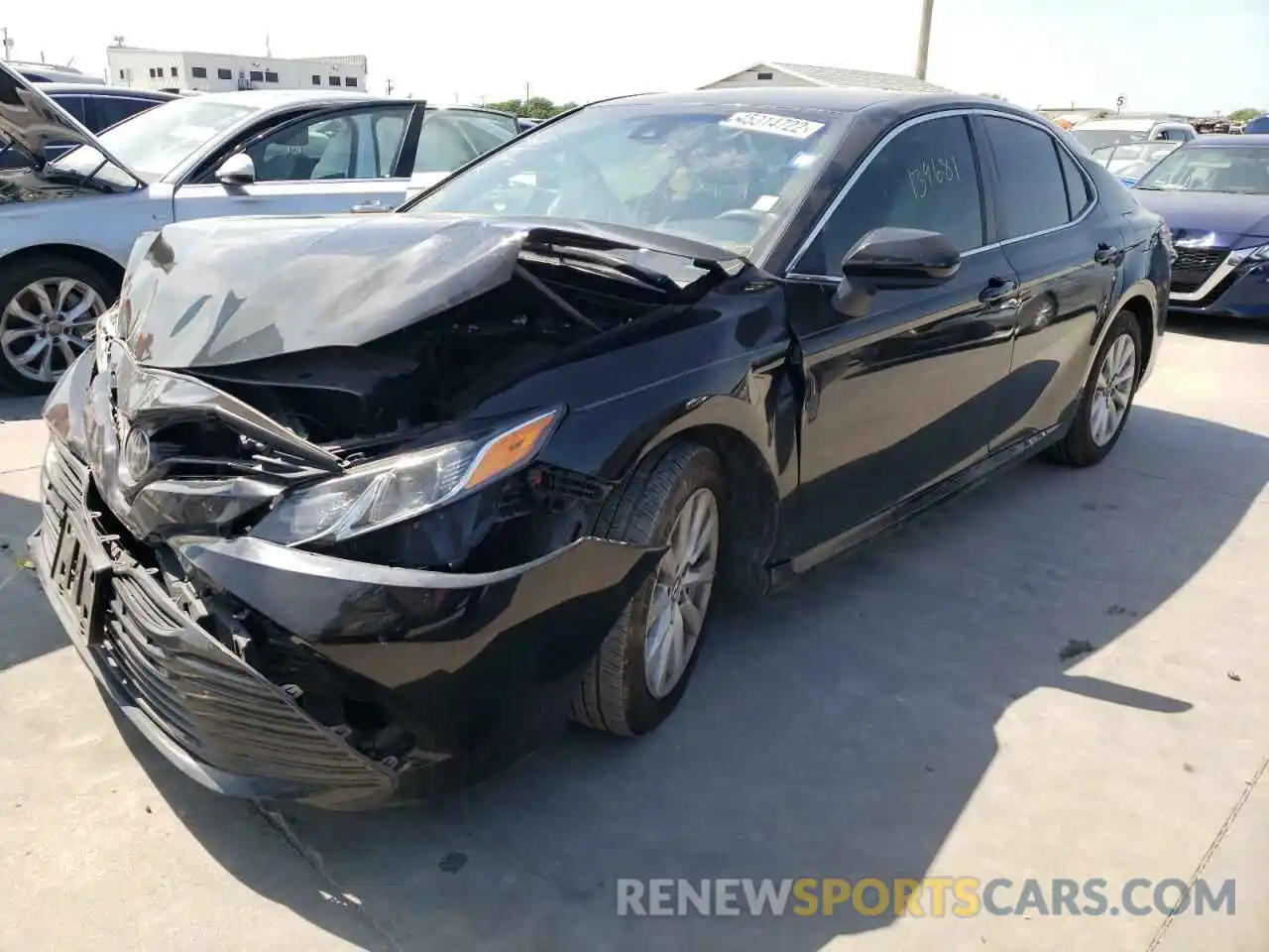 2 Photograph of a damaged car 4T1C11AKXLU909386 TOYOTA CAMRY 2020