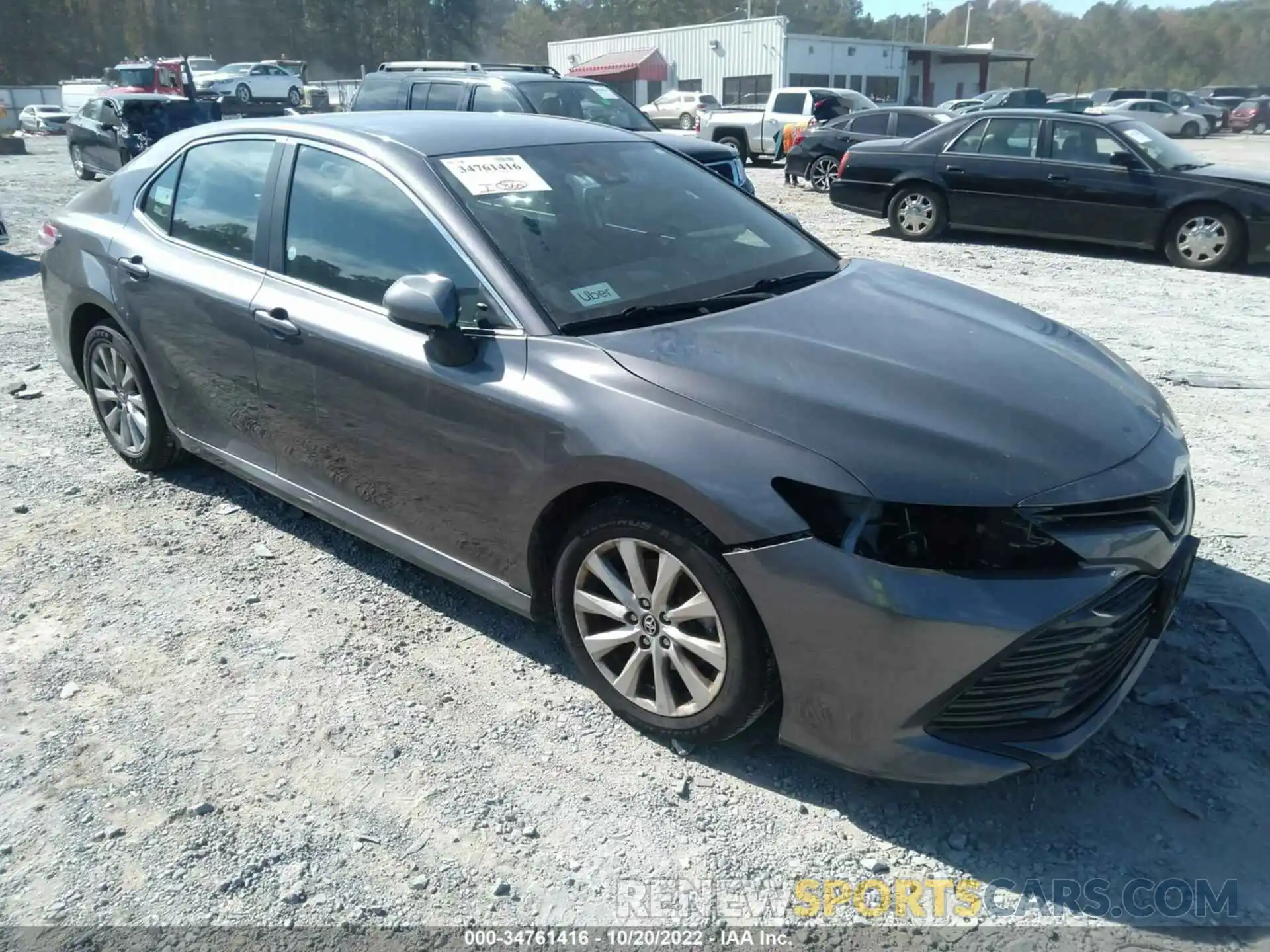 1 Photograph of a damaged car 4T1C11AKXLU931548 TOYOTA CAMRY 2020