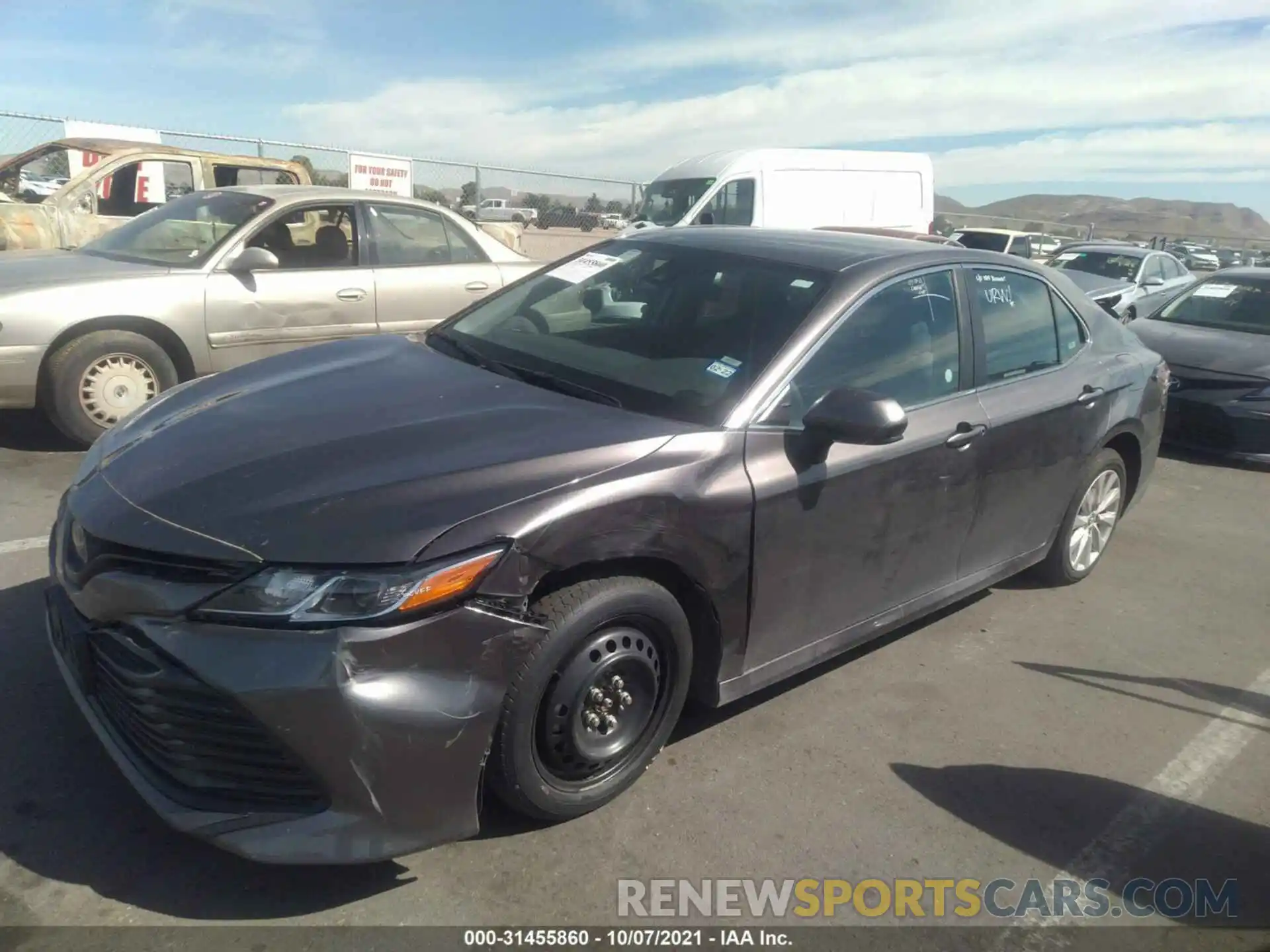 2 Photograph of a damaged car 4T1C11AKXLU942999 TOYOTA CAMRY 2020