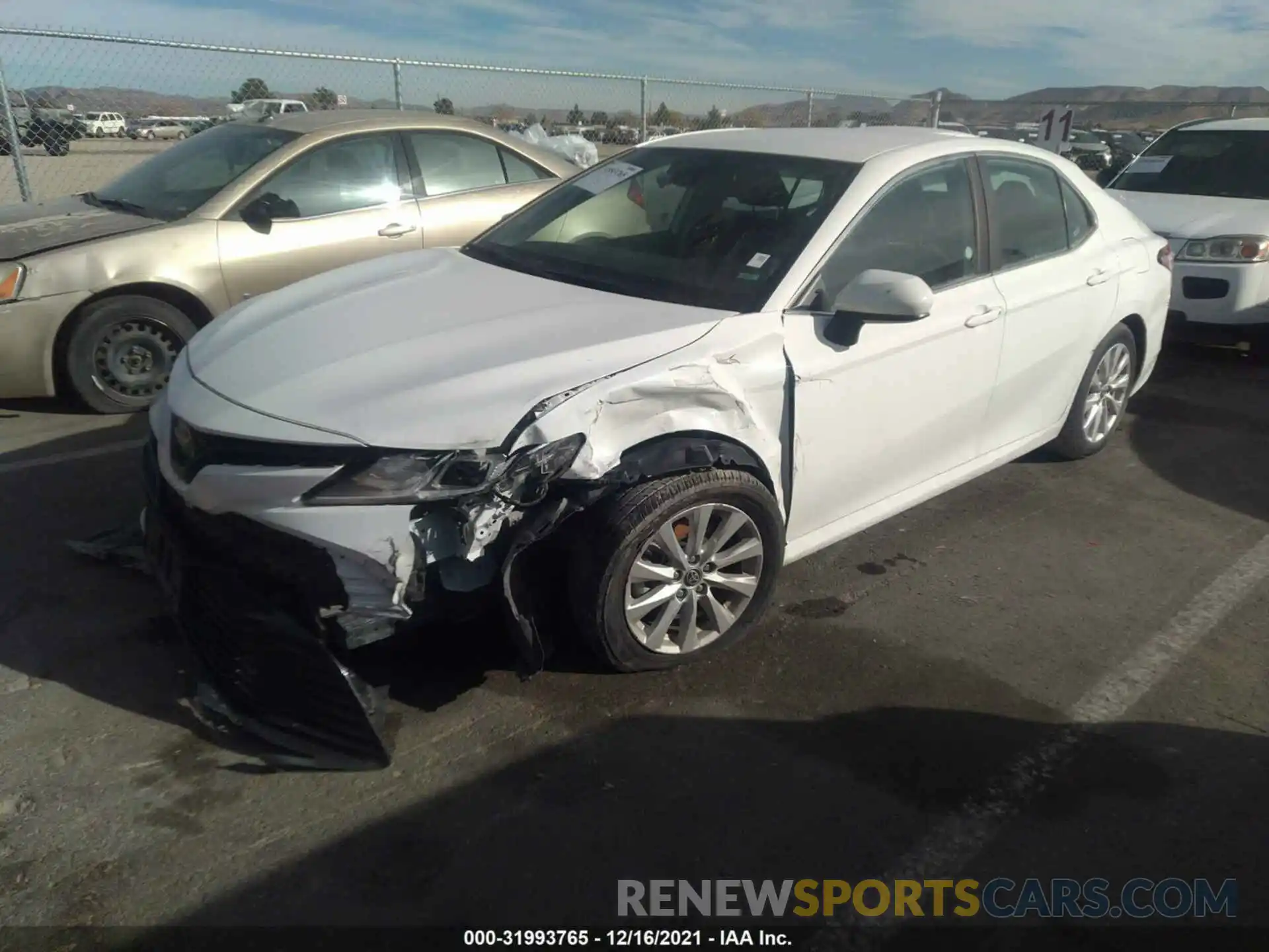 2 Photograph of a damaged car 4T1C11AKXLU946793 TOYOTA CAMRY 2020